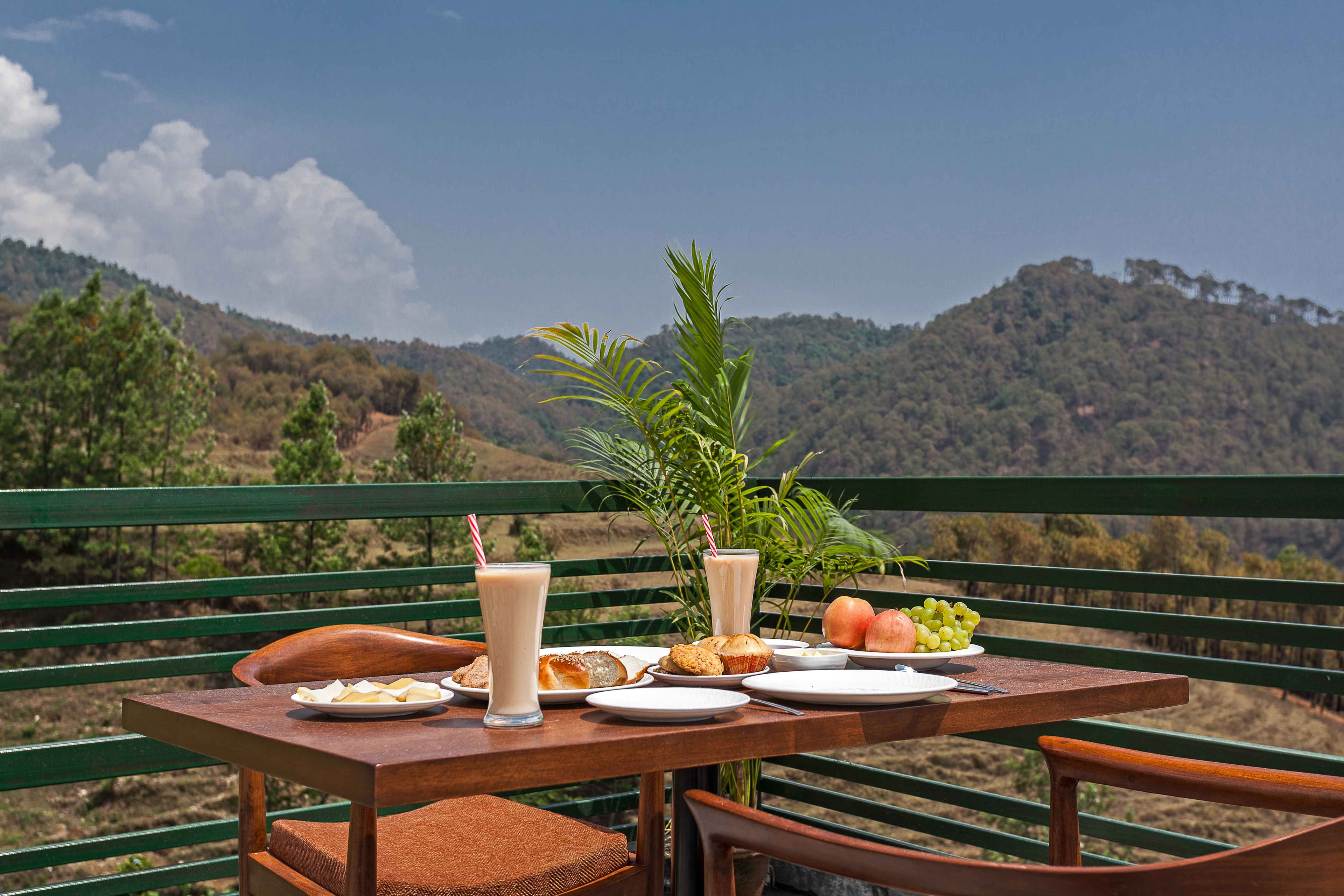 Enjoy your meal at the deck