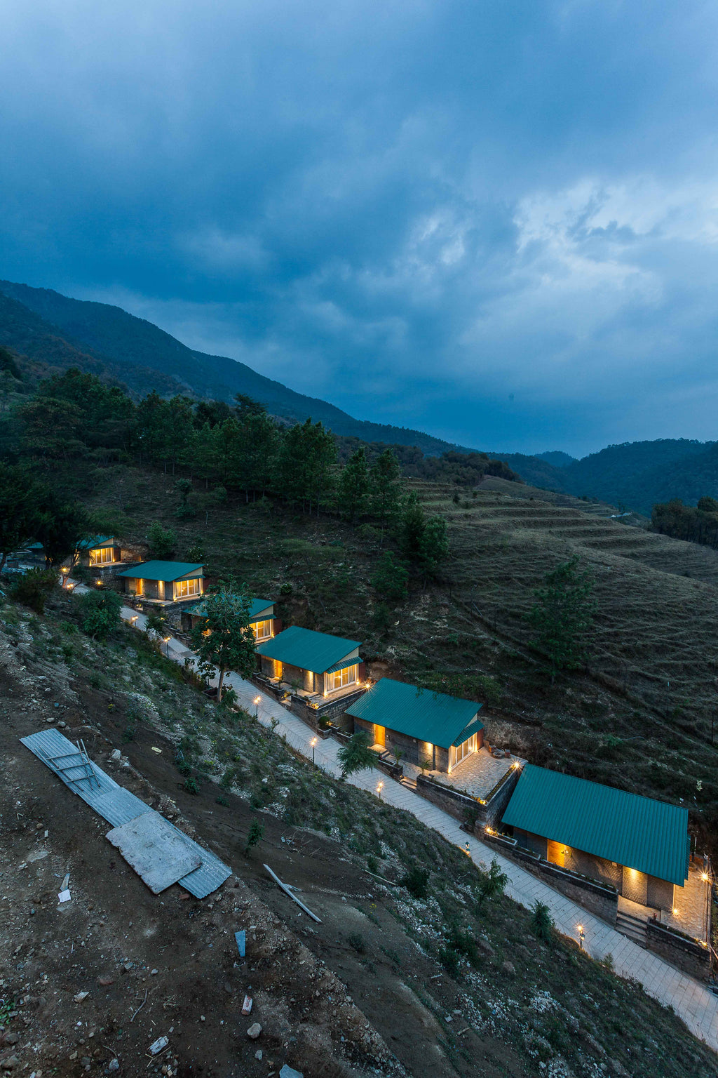 Aerial View of the resort