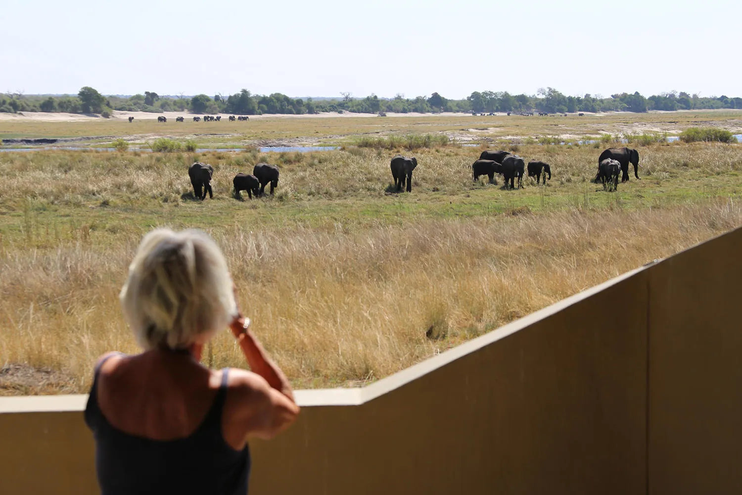 Room view at Serondela Lodge, Chobe River Front Namibia, Namibia.