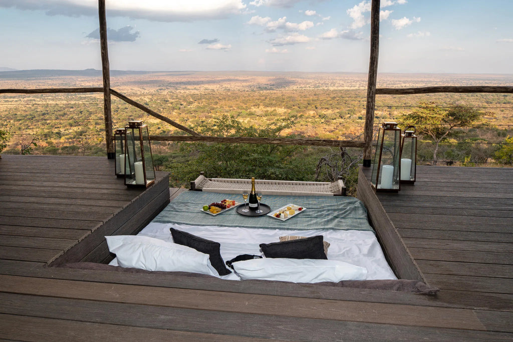 Lemala Mpingo Suite at Lemala Mpingo Ridge Lodge, Tarangire National Park, Tanzania.