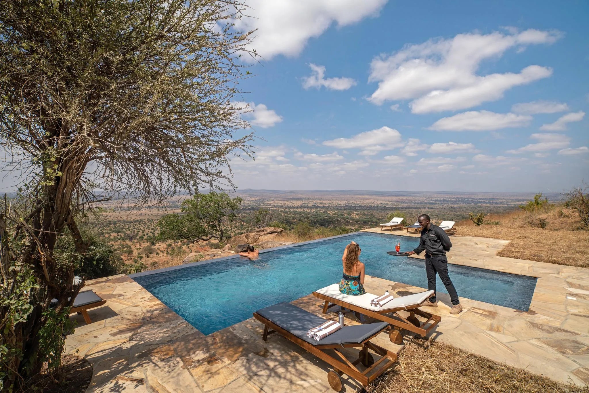 Lemala Mpingo Suite at Lemala Mpingo Ridge Lodge, Tarangire National Park, Tanzania.