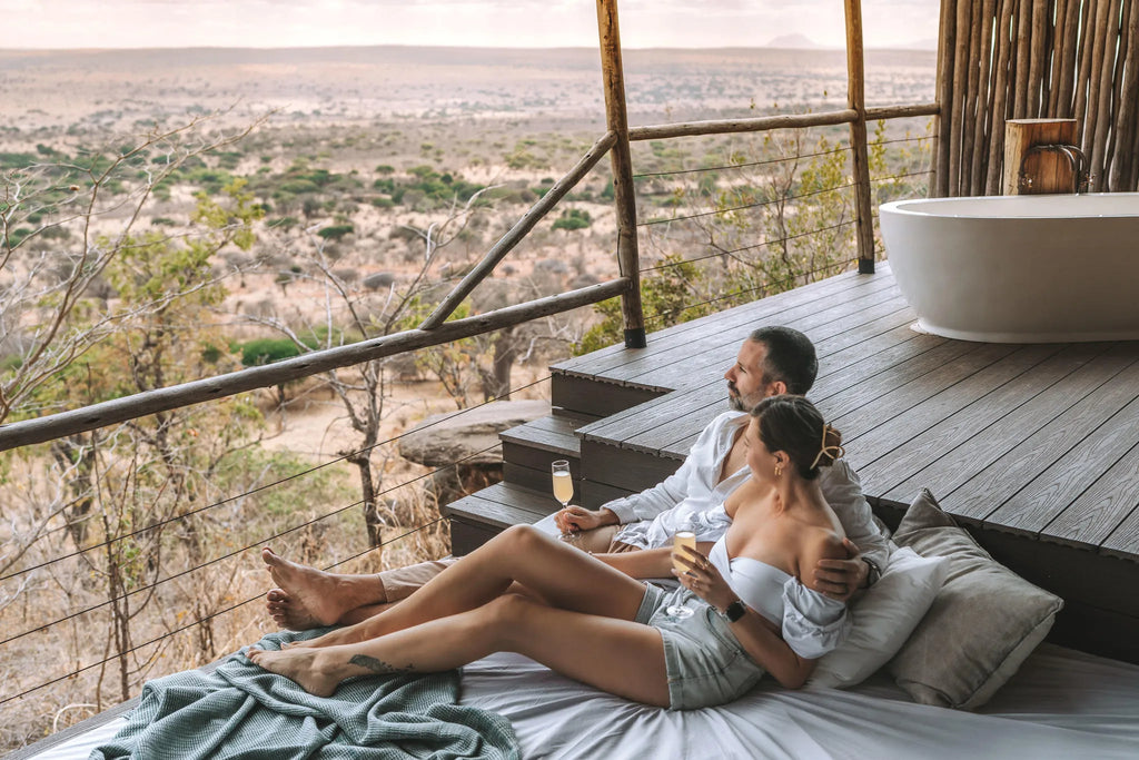 Lemala Mpingo Suite at Lemala Mpingo Ridge Lodge, Tarangire National Park, Tanzania.