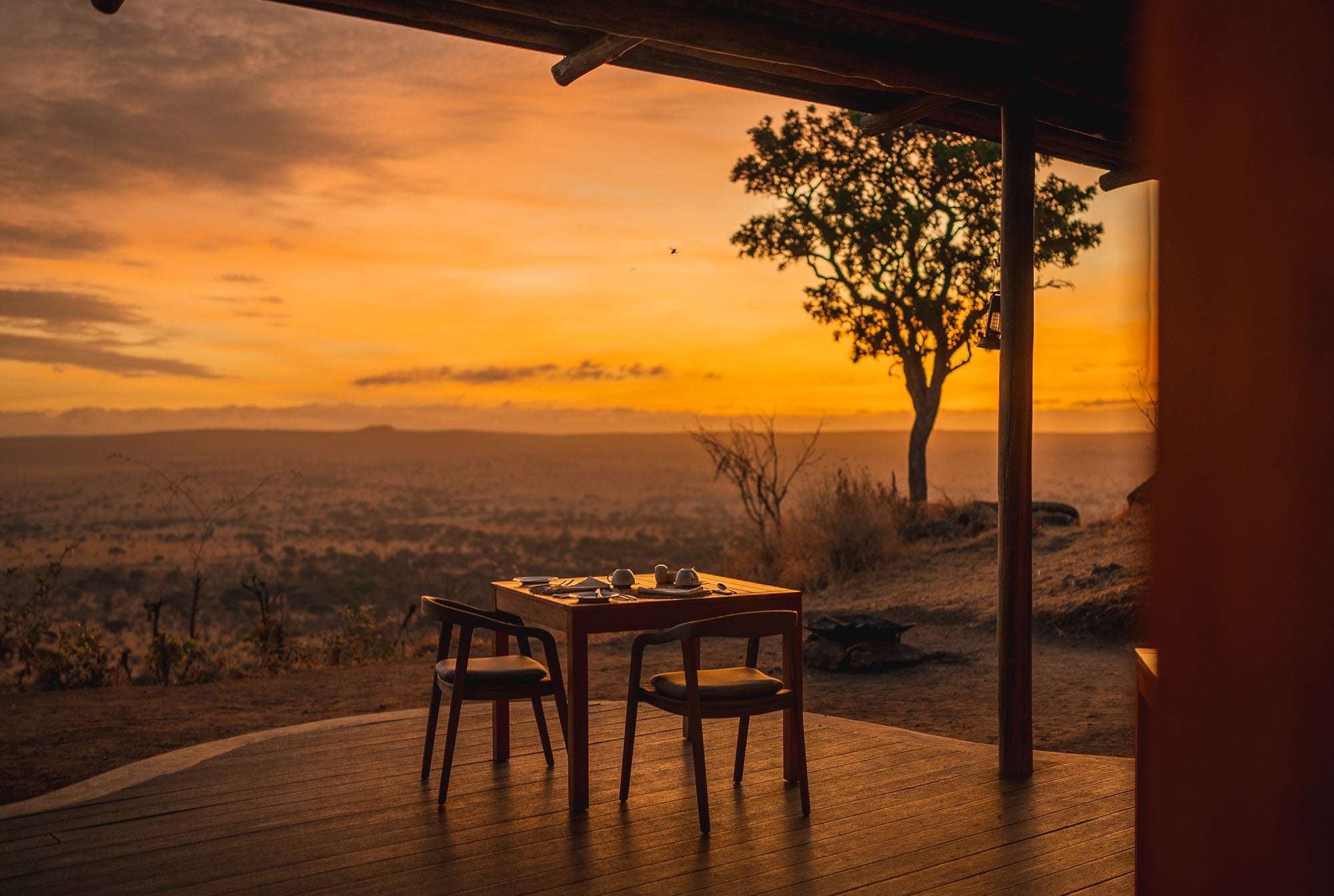 Lemala Mpingo Ridge Dining Area