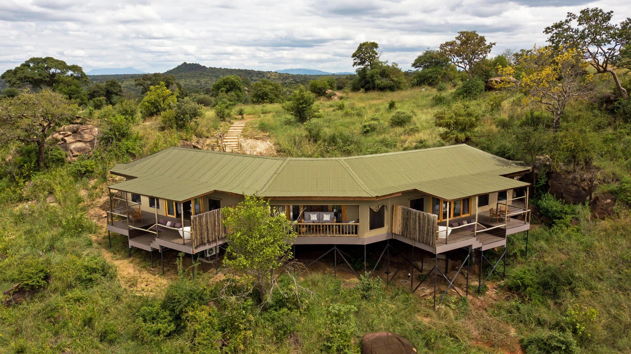 Lemala Mpingo 2 Bedroom Suite at Lemala Mpingo Ridge Lodge, Tarangire National Park, Tanzania.