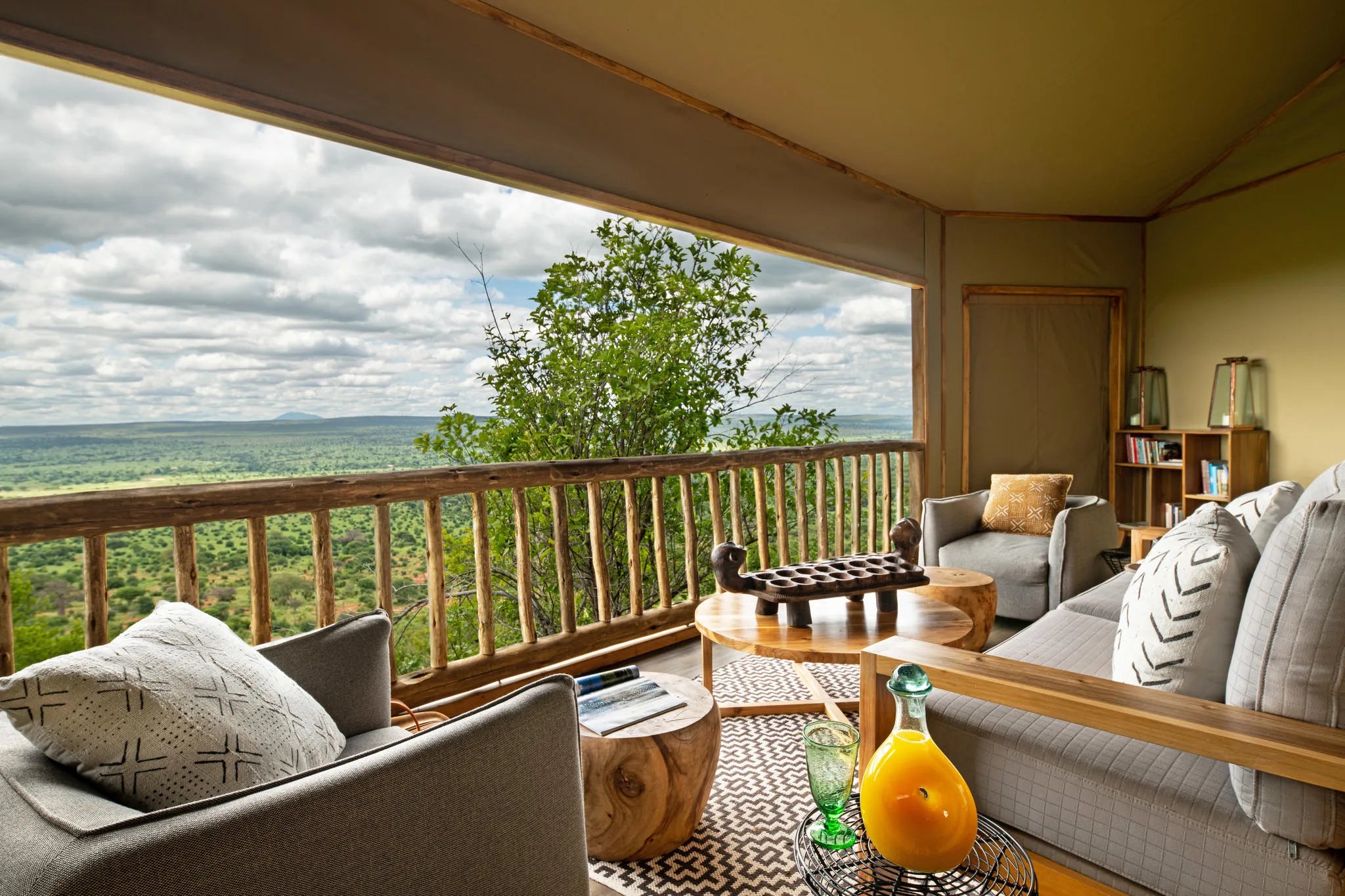 Lemala Mpingo 2 Bedroom Suite at Lemala Mpingo Ridge Lodge, Tarangire National Park, Tanzania.