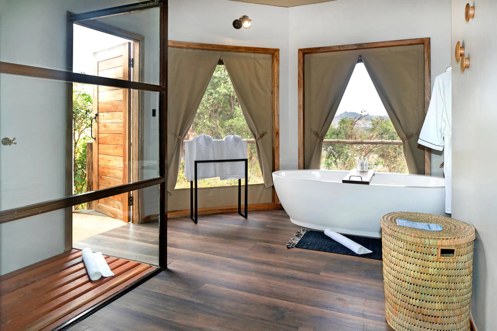 Lemala Mpingo Suite at Lemala Mpingo Ridge Lodge, Tarangire National Park, Tanzania.