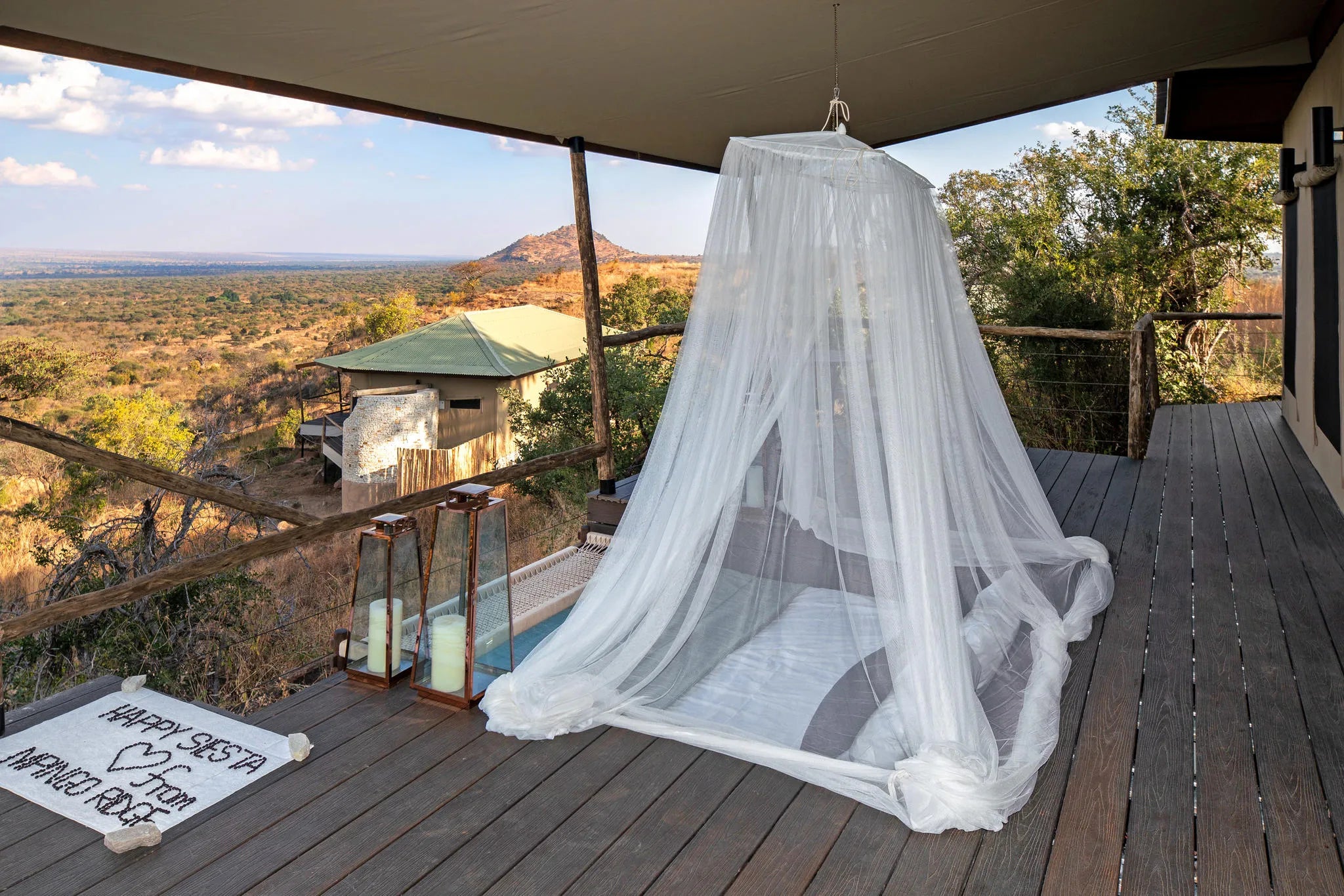 Lemala Mpingo Suite at Lemala Mpingo Ridge Lodge, Tarangire National Park, Tanzania.