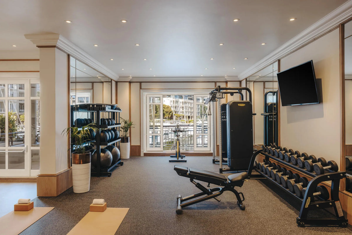 Fairmont Fitness at Cape Grace, A Fairmont Managed Hotel, Cape Town, South Africa.