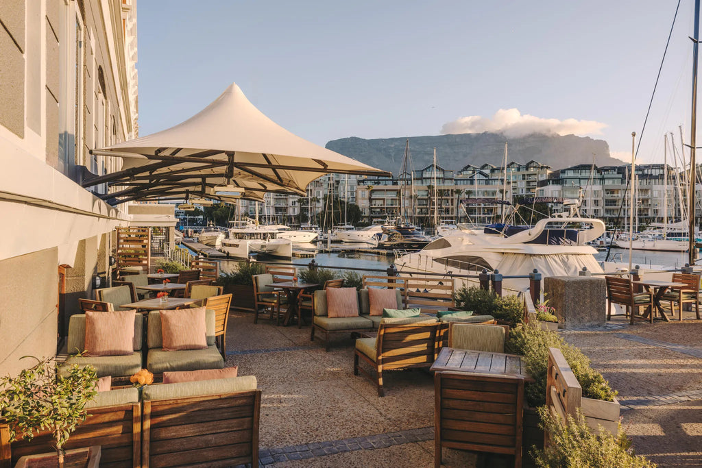 Bascule Bar Outside at Cape Grace, A Fairmont Managed Hotel, Cape Town, South Africa.