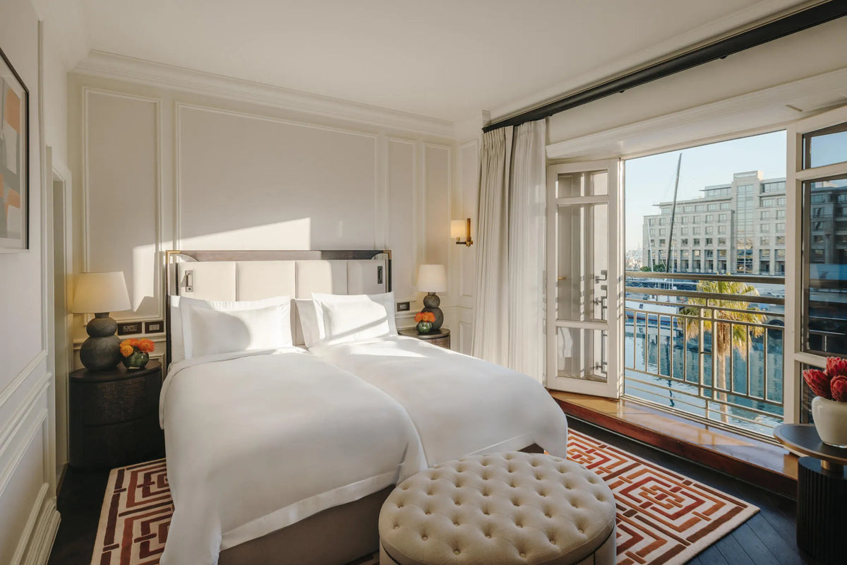 Harbour View Room at Cape Grace, A Fairmont Managed Hotel, Cape Town, South Africa.