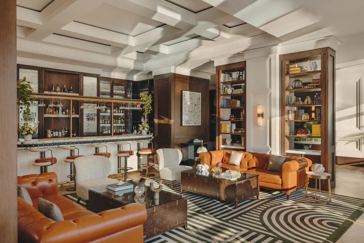 Library Lounge at Cape Grace, A Fairmont Managed Hotel, Cape Town, South Africa.