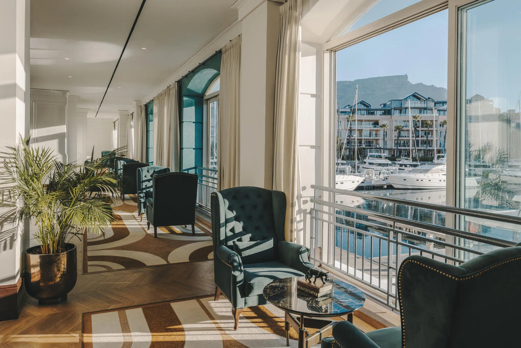 Library Lounge at Cape Grace, A Fairmont Managed Hotel, Cape Town, South Africa.