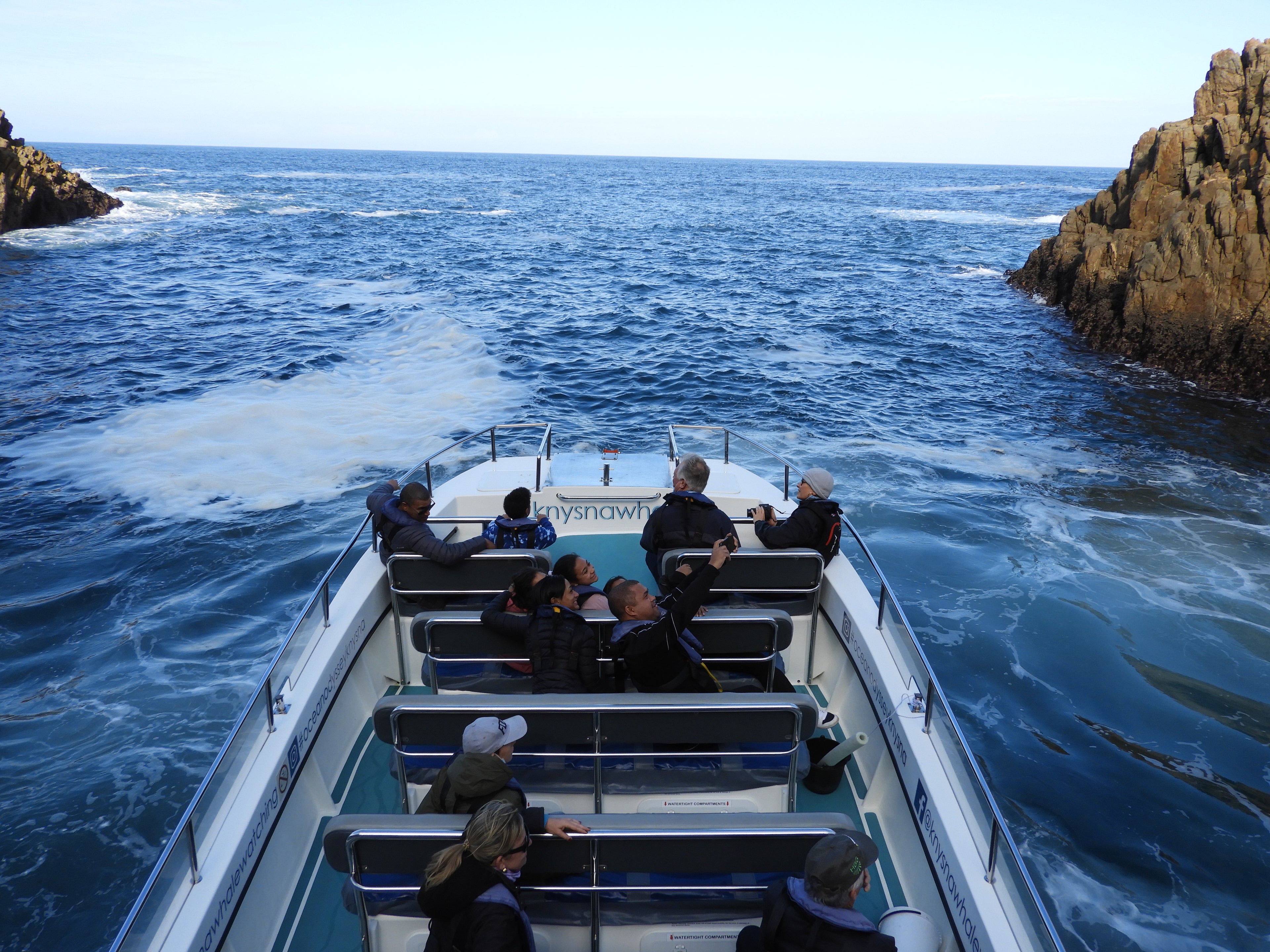 Checking out the caves & coves along the coastline