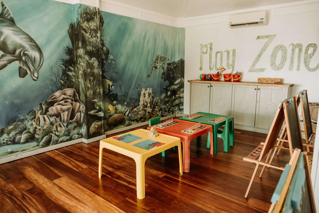 Kids Club at Anantara Bazaruto Island Resort, Bazaruto Archipelago, Mozambique.