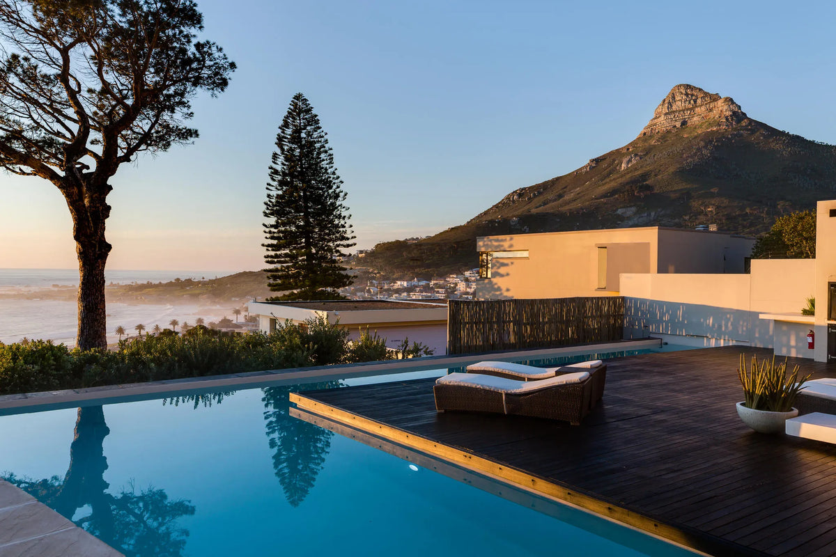 Ocean & Mountain Views at Serenity, Cape Town, South Africa.