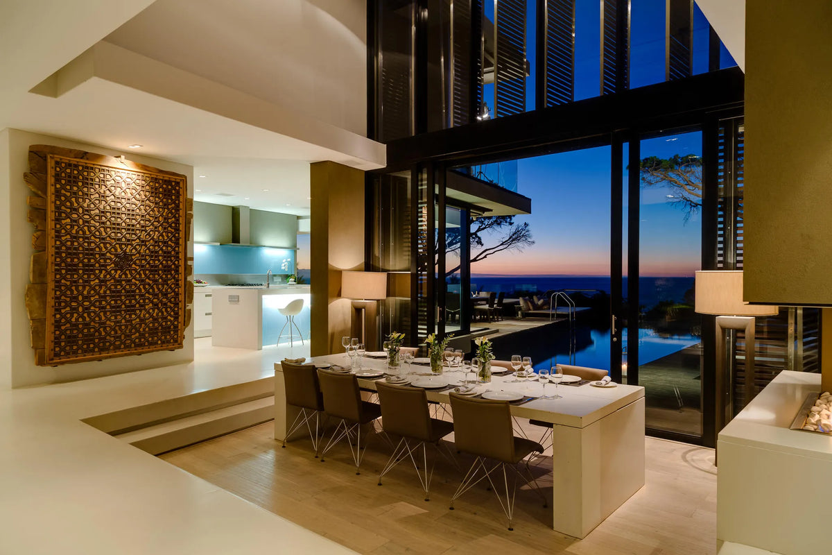 Ground Floor Entertainment Area at Serenity, Cape Town, South Africa.