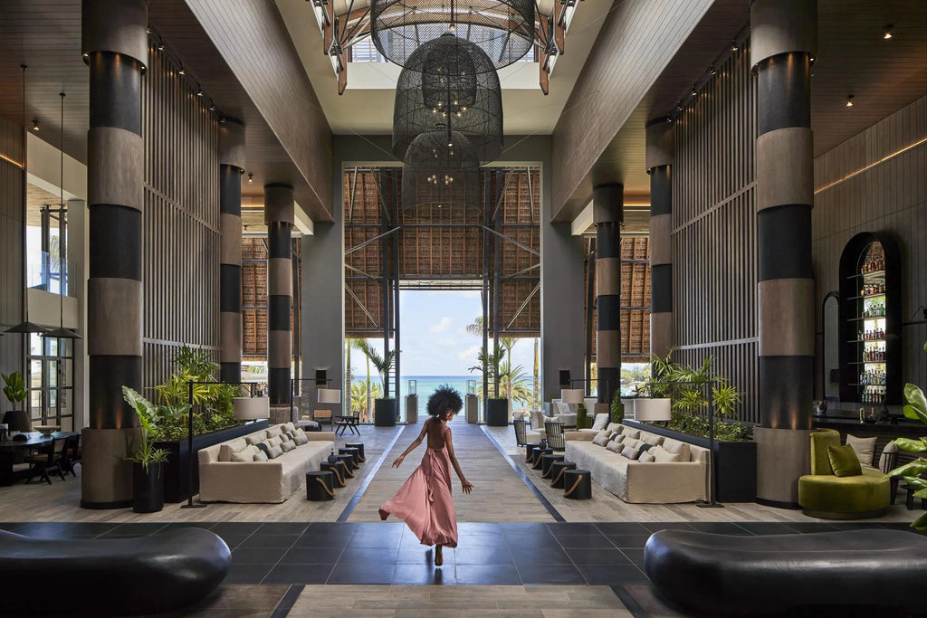 Lobby at LUX* Grand Baie, Mauritius, Grand Baie, Mauritius.