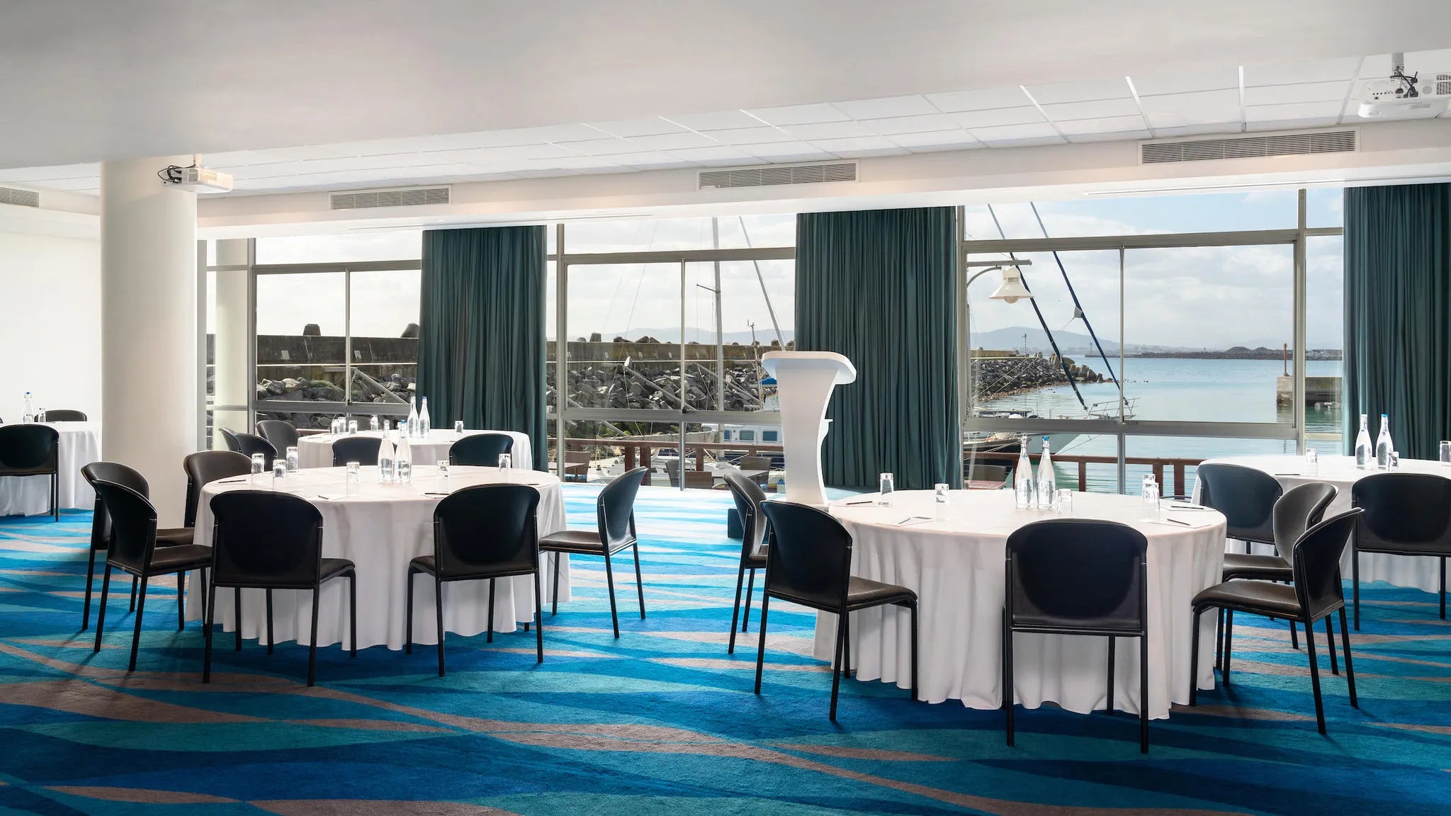 Harbour View Cabaret Setup at Radisson Collection Hotel, Waterfront Cape Town, Cape Town, South Africa.
