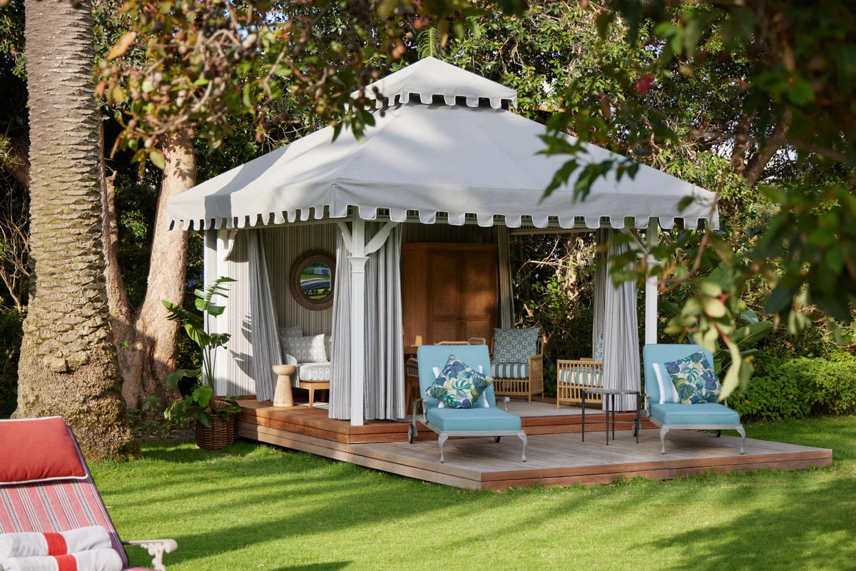 Pool Cabana Exterior at Mount Nelson, A Belmond Hotel, Cape Town, Cape Town, South Africa.