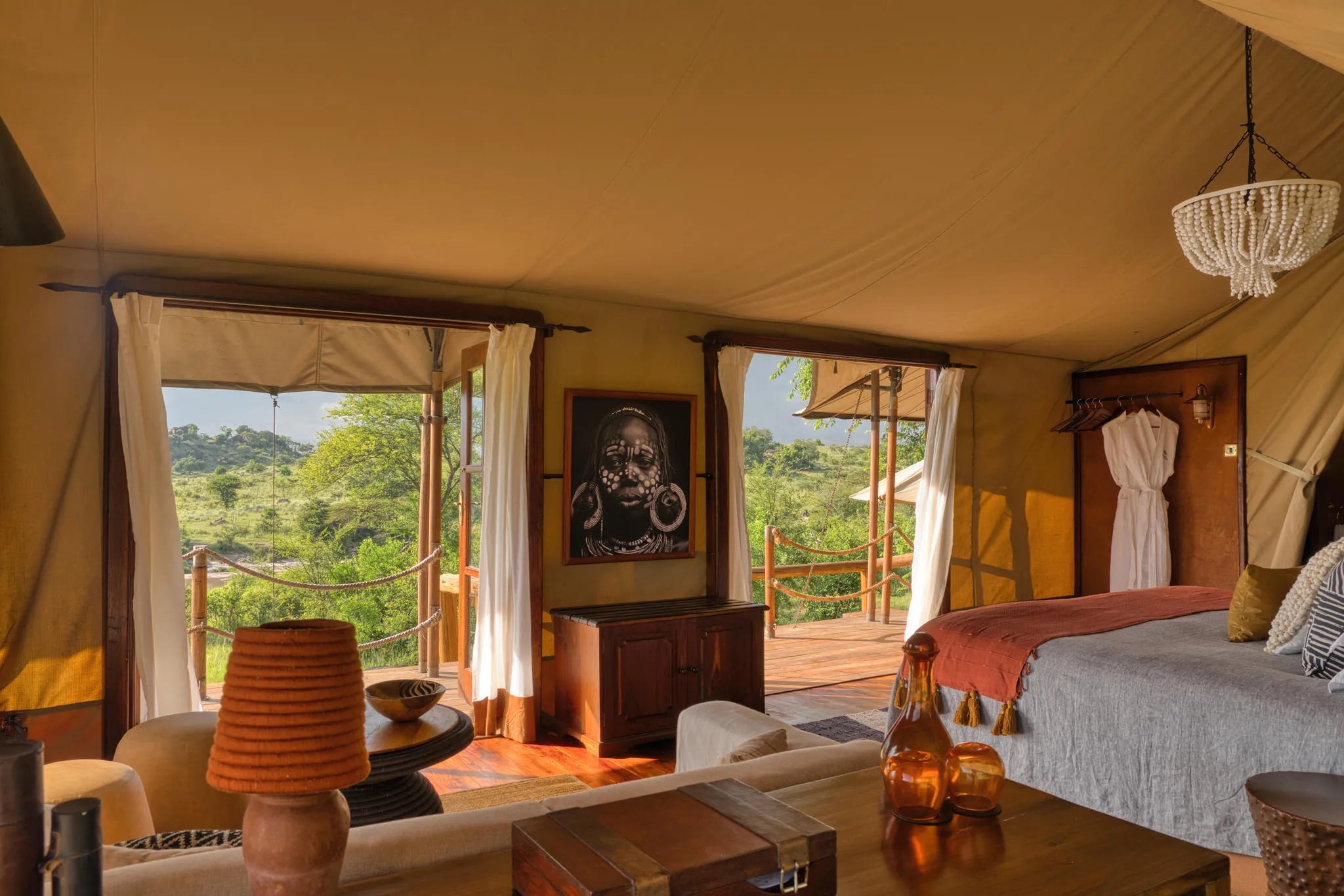 Elewana Serengeti Migration Camp at Elewana Serengeti Migration Camp, Northern Serengeti, Tanzania.