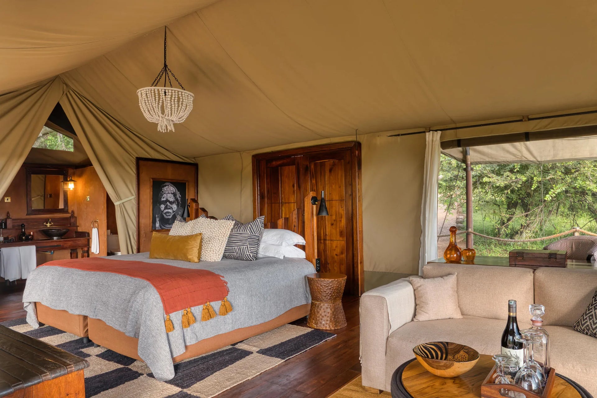 Elewana Serengeti Migration Camp at Elewana Serengeti Migration Camp, Northern Serengeti, Tanzania.