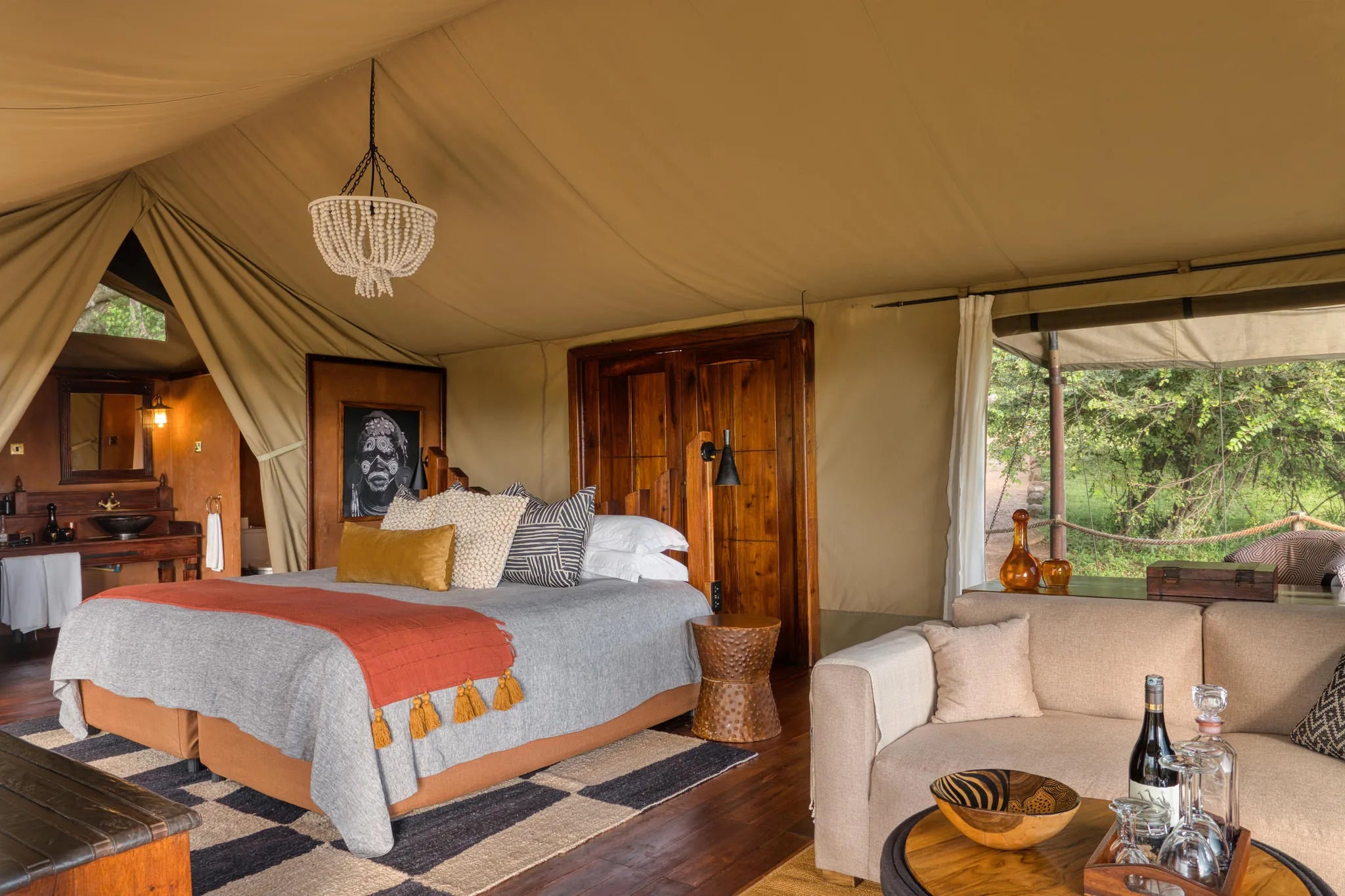 Elewana Serengeti Migration Camp at Elewana Serengeti Migration Camp, Northern Serengeti, Tanzania.