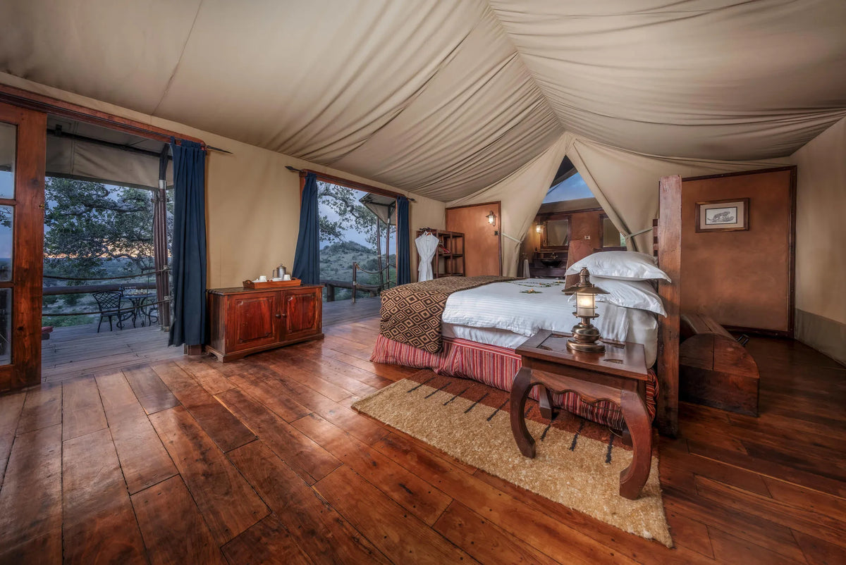 Serengeti Migration Camp at Elewana Serengeti Migration Camp, Northern Serengeti, Tanzania.