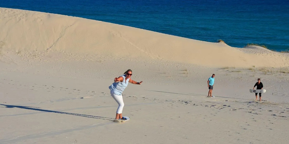 Sand boarding