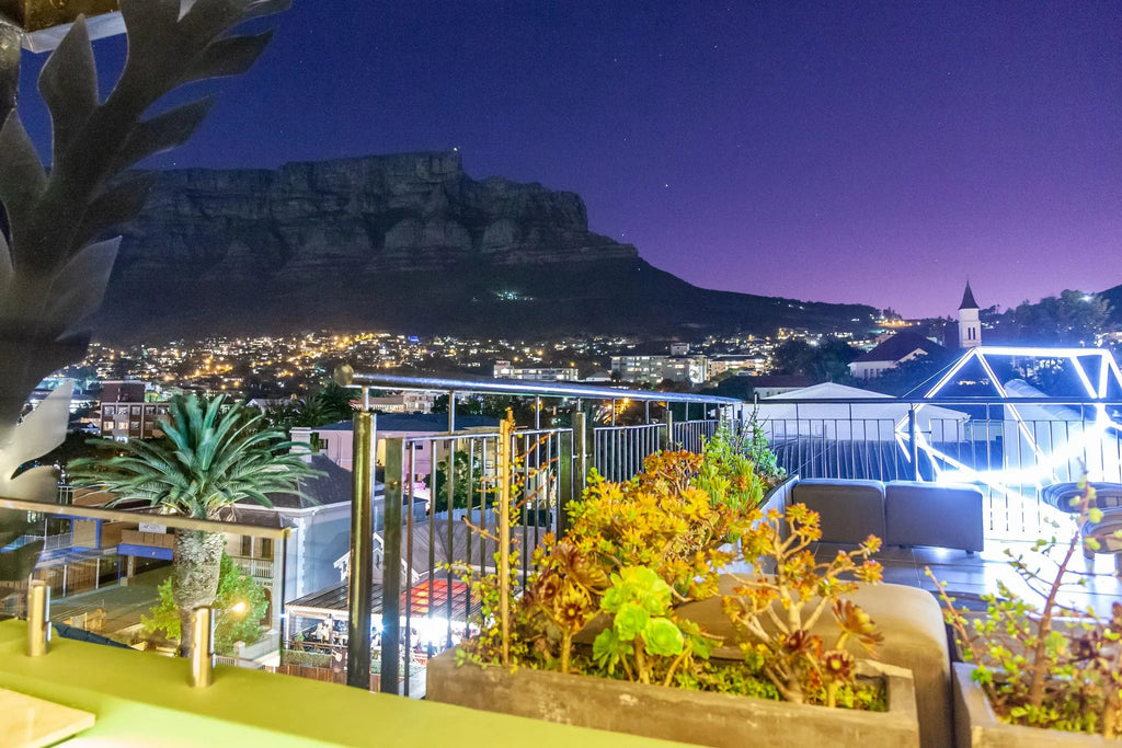 Rooftop Bar at Cloud 9 Boutique Hotel & Spa, Cape Town, South Africa.