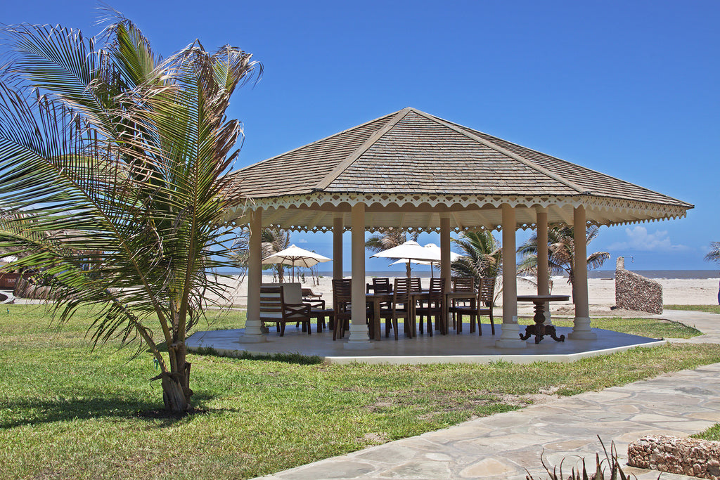 Gazebo with a view of the beach