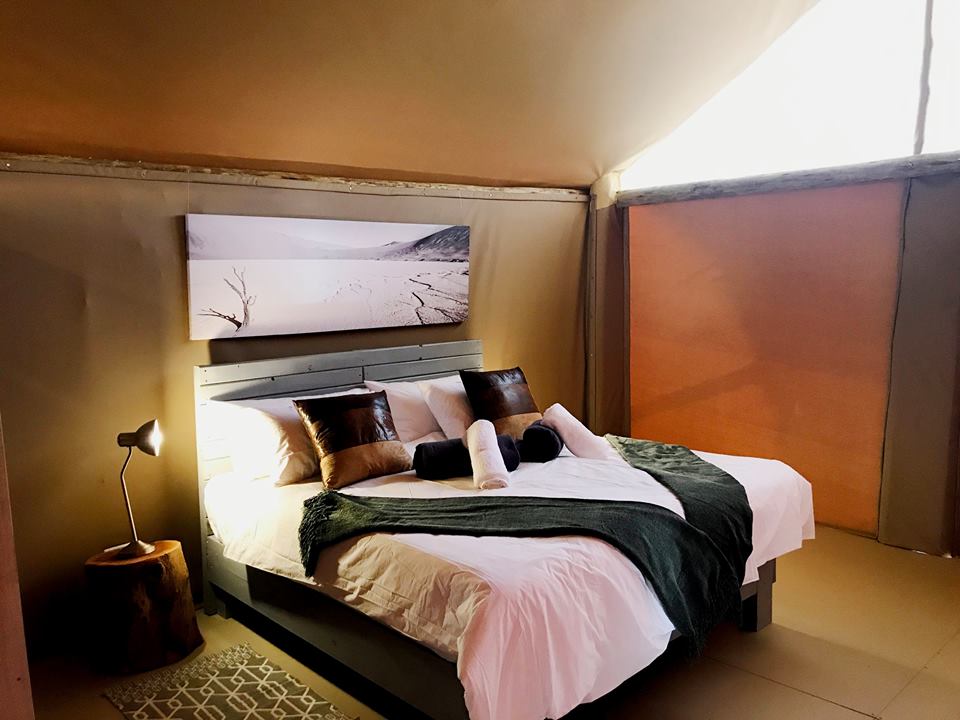 Tented Room with King Size Extra Length Bed