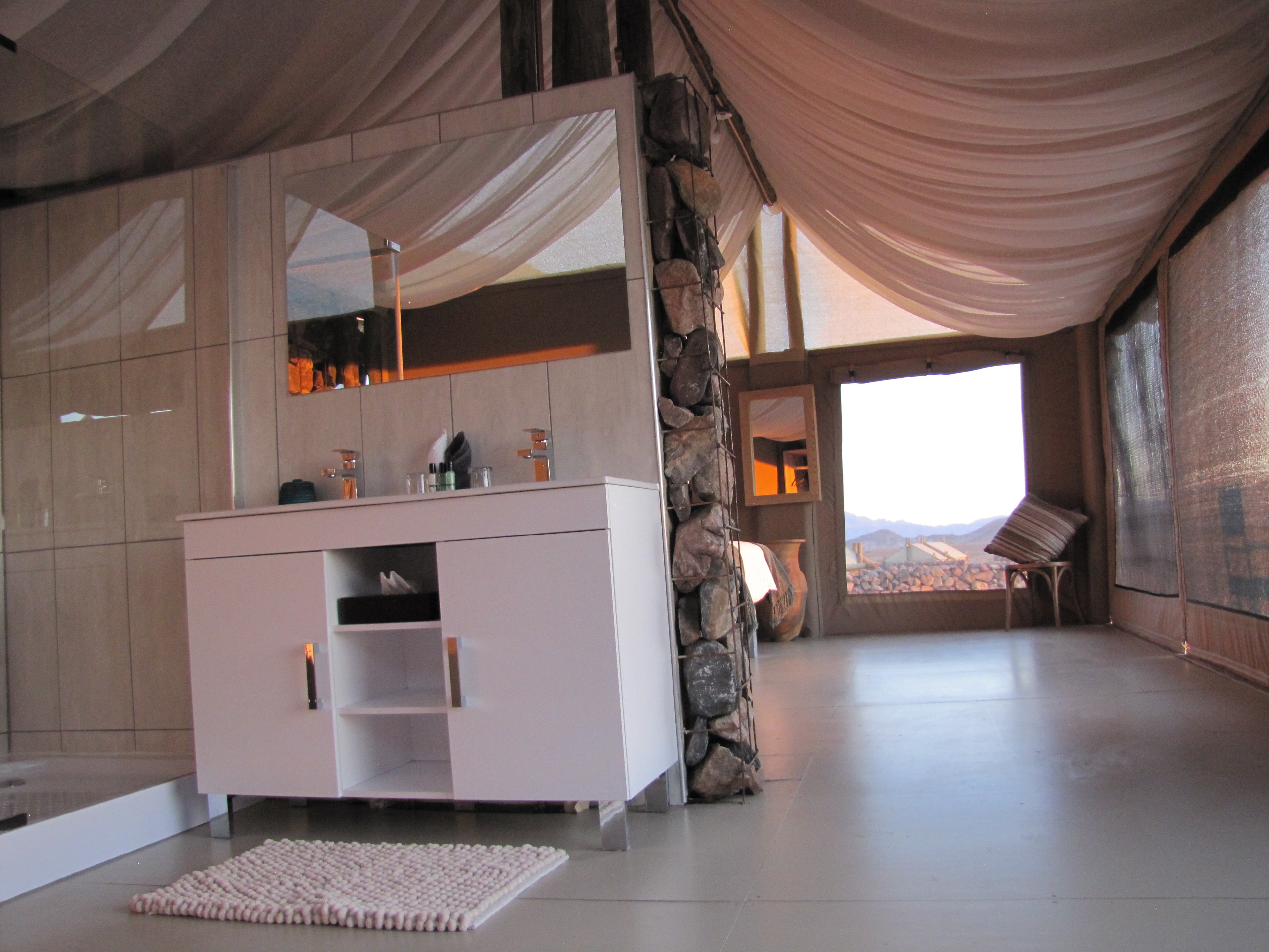 En-suite Bathroom of the Tented Camp