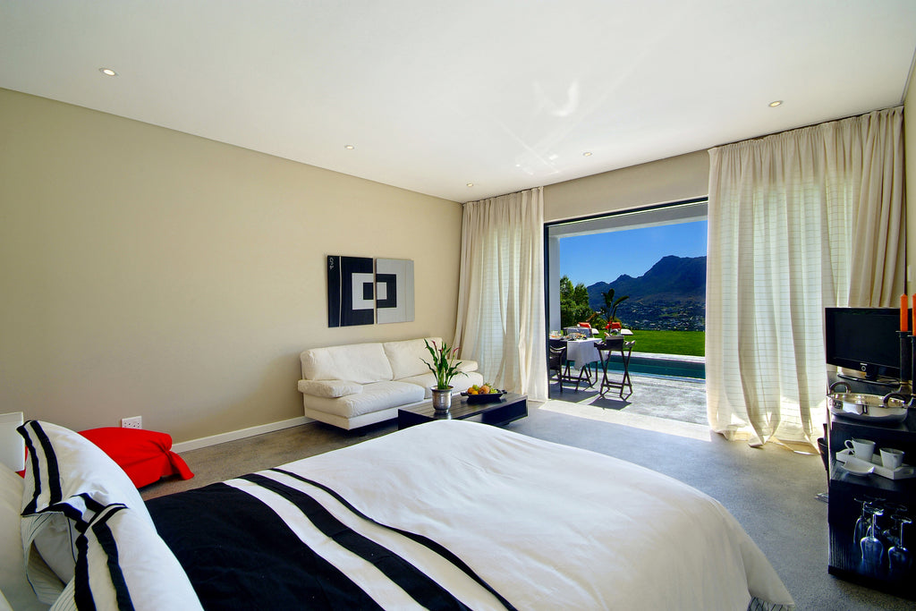 Minimalistic interior of a POOL SUITE