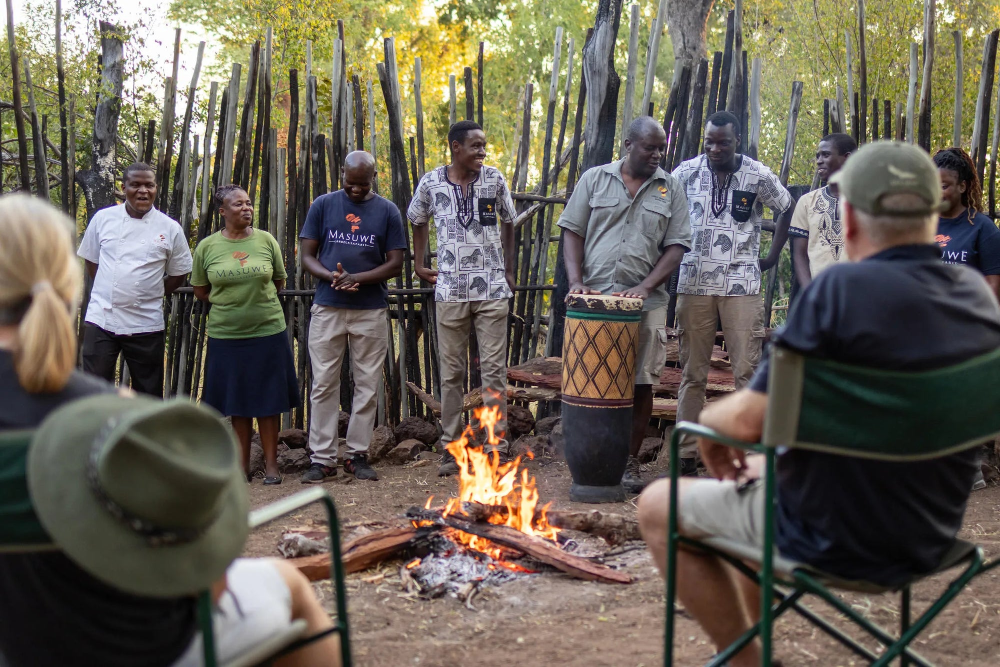 Masuwe Lodge - Dining at Masuwe Lodge, Victoria Falls (Zimbabwe), Zimbabwe.