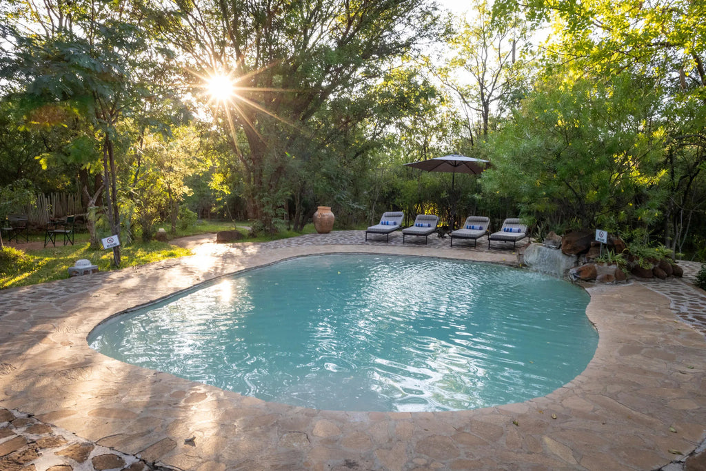 Masuwe Lodge - Main Area at Masuwe Lodge, Victoria Falls (Zimbabwe), Zimbabwe.