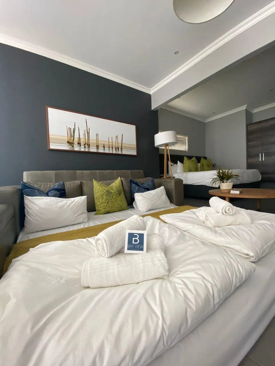 Luxury Family Room at Bay View Resort Hotel Namibia, Walvis Bay, Namibia.