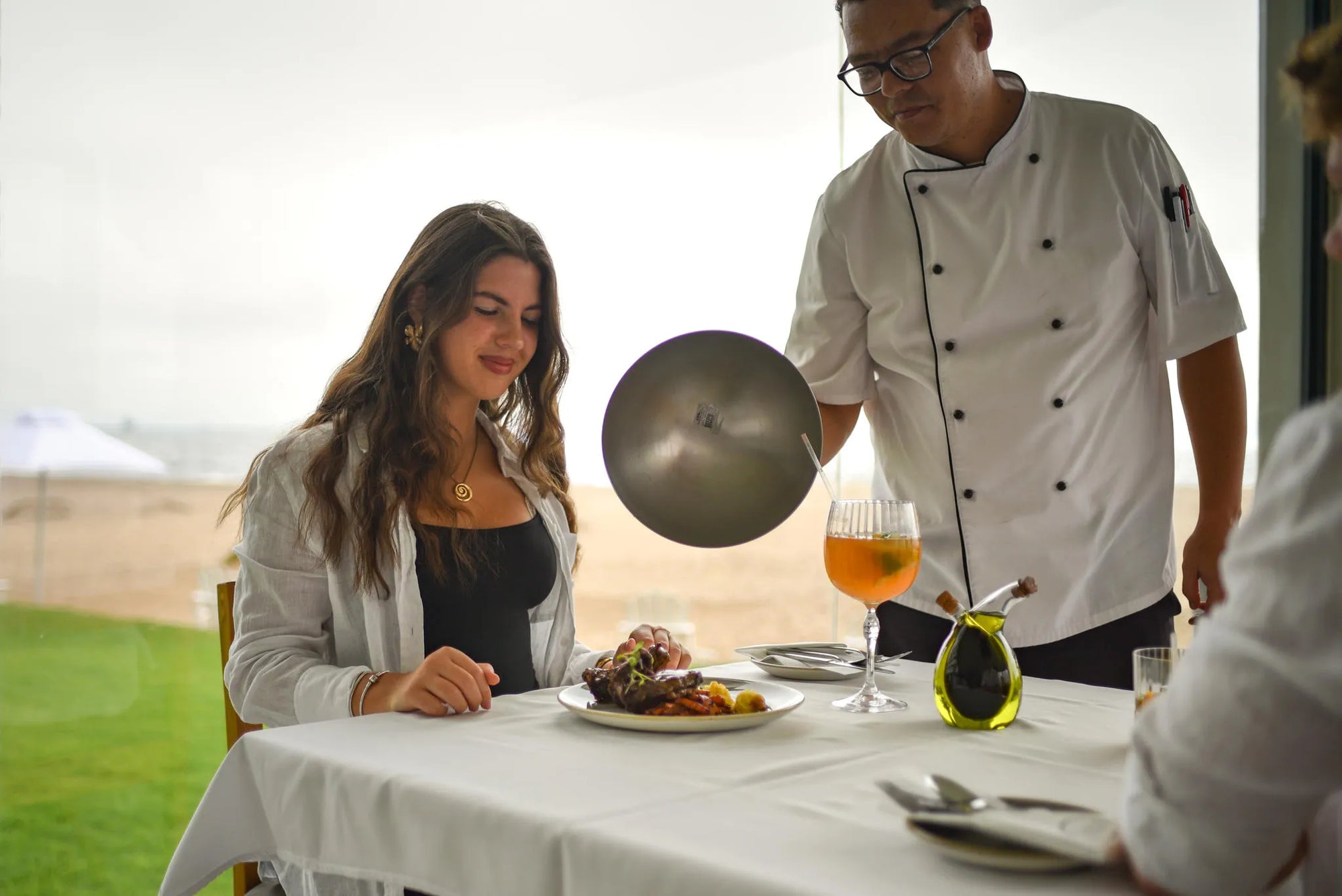Salt Restaurant at Bay View Resort Hotel Namibia, Walvis Bay, Namibia.