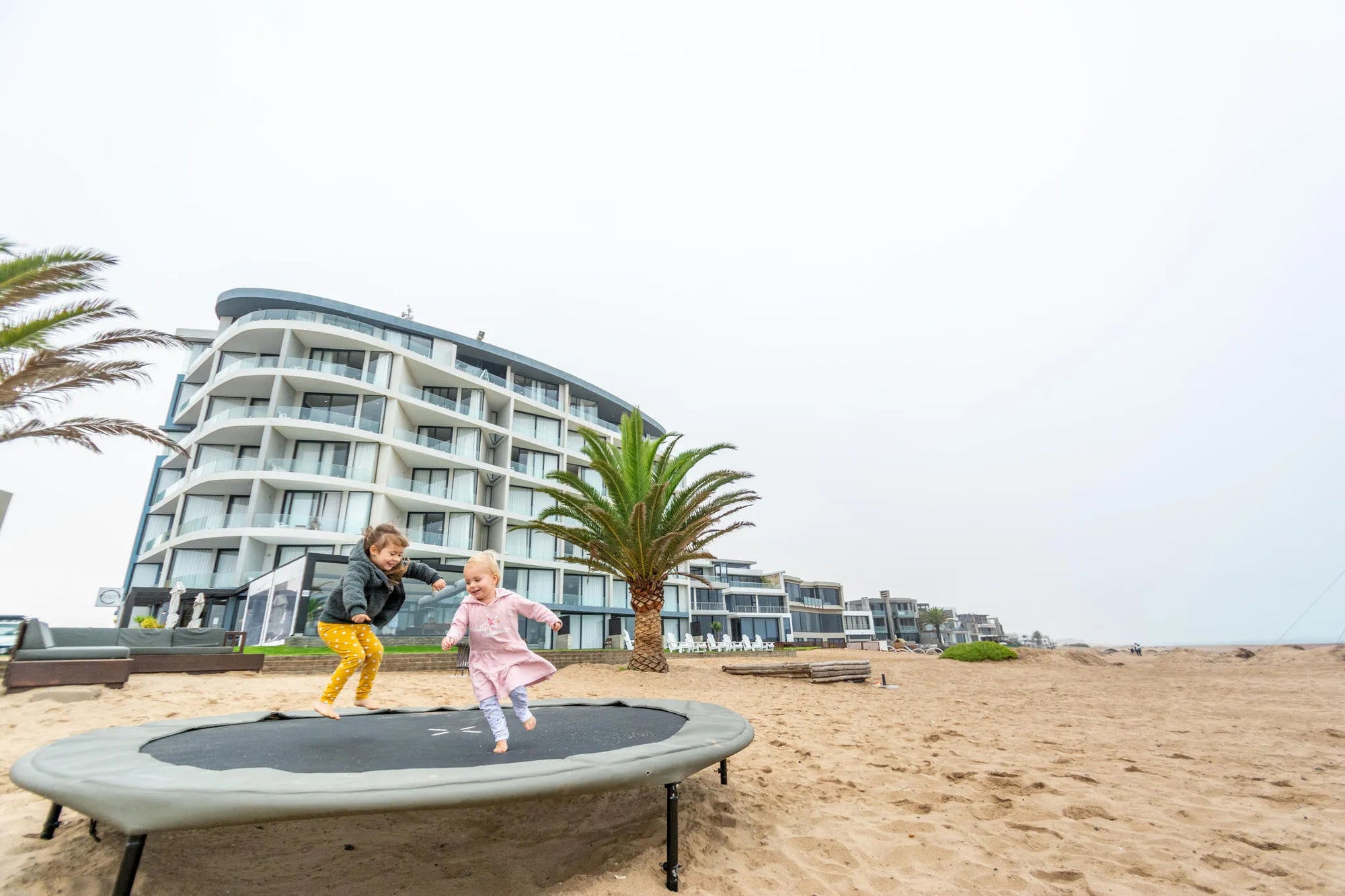 Beach Activities at Bay View Resort Hotel Namibia, Walvis Bay, Namibia.
