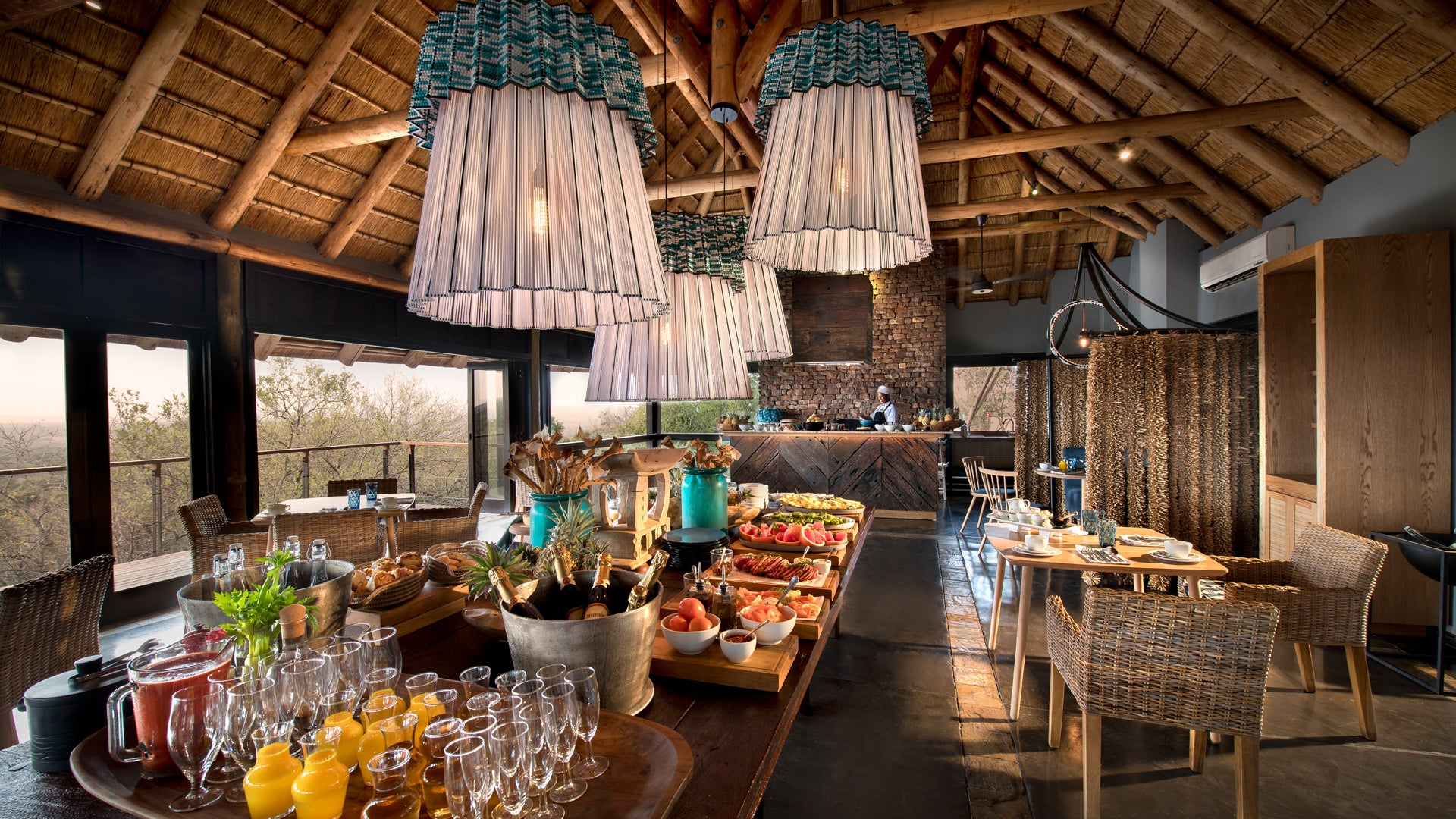 Phinda Mountain Lodge - Guest Dining Area