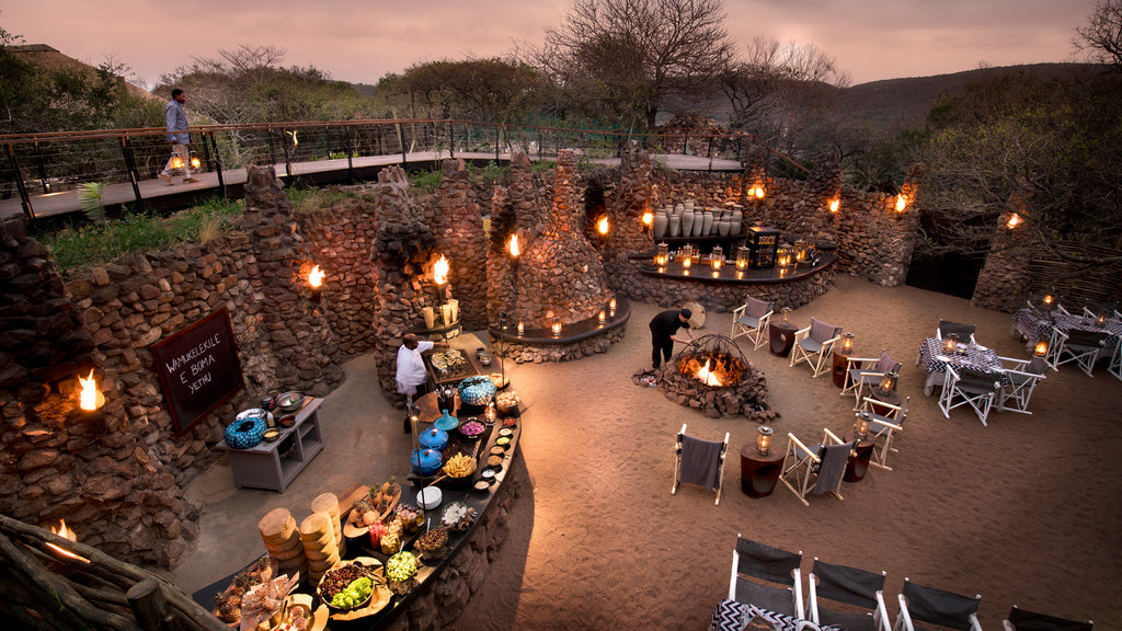 Phinda Mountain Lodge -  Boma dinner