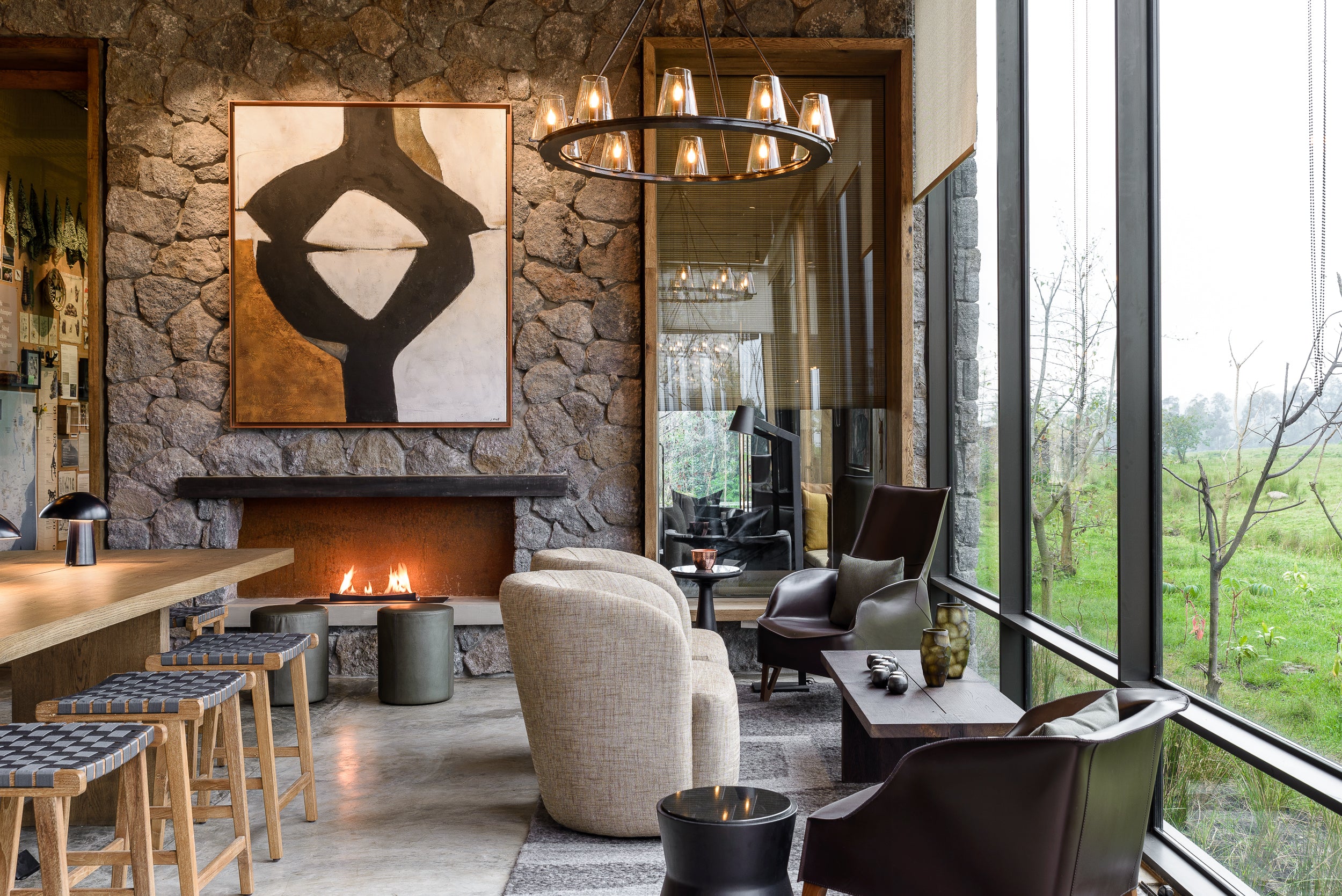 Singita Kwitonda Lodge - Lounge Area