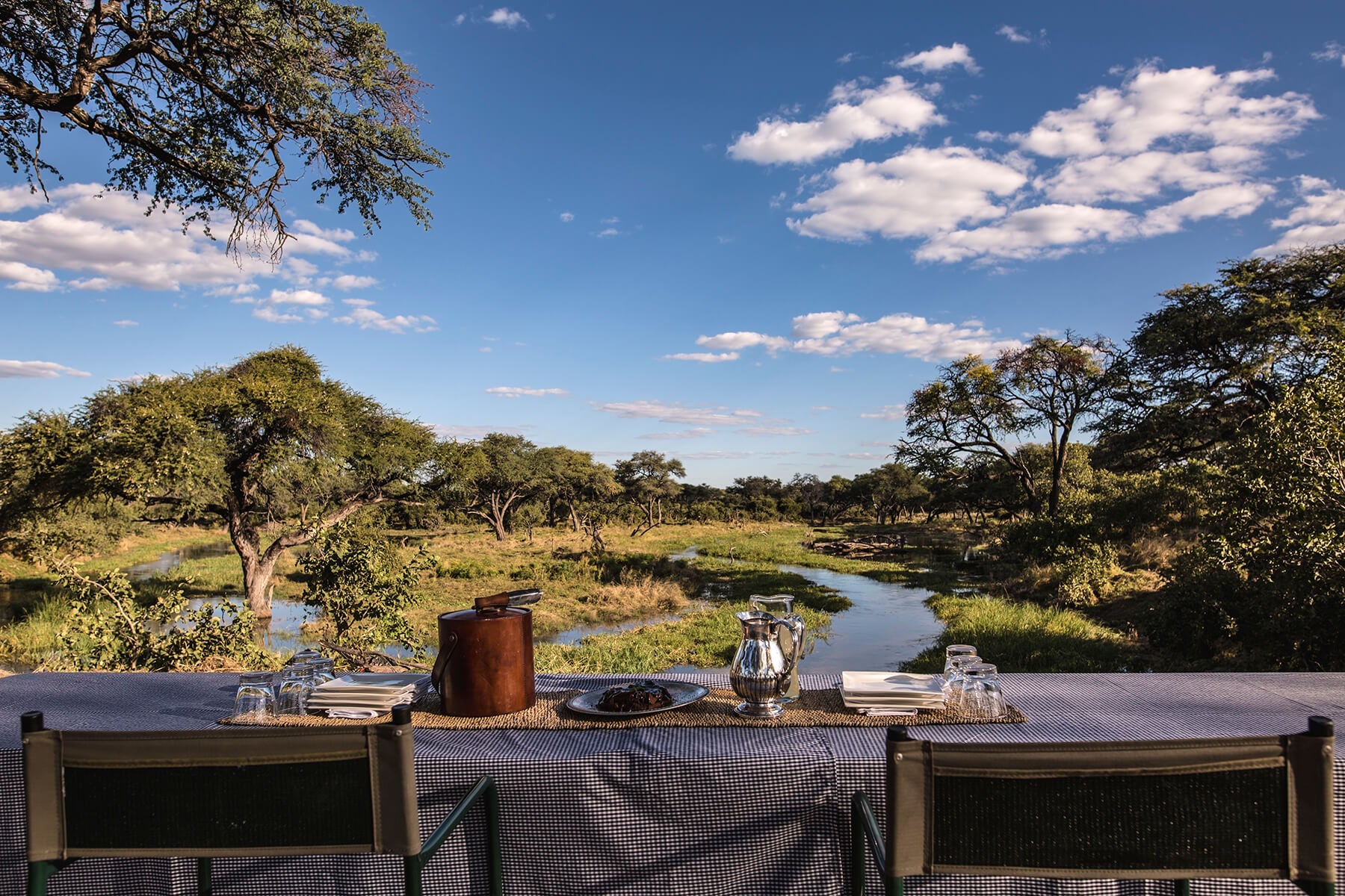 Tea time on safari