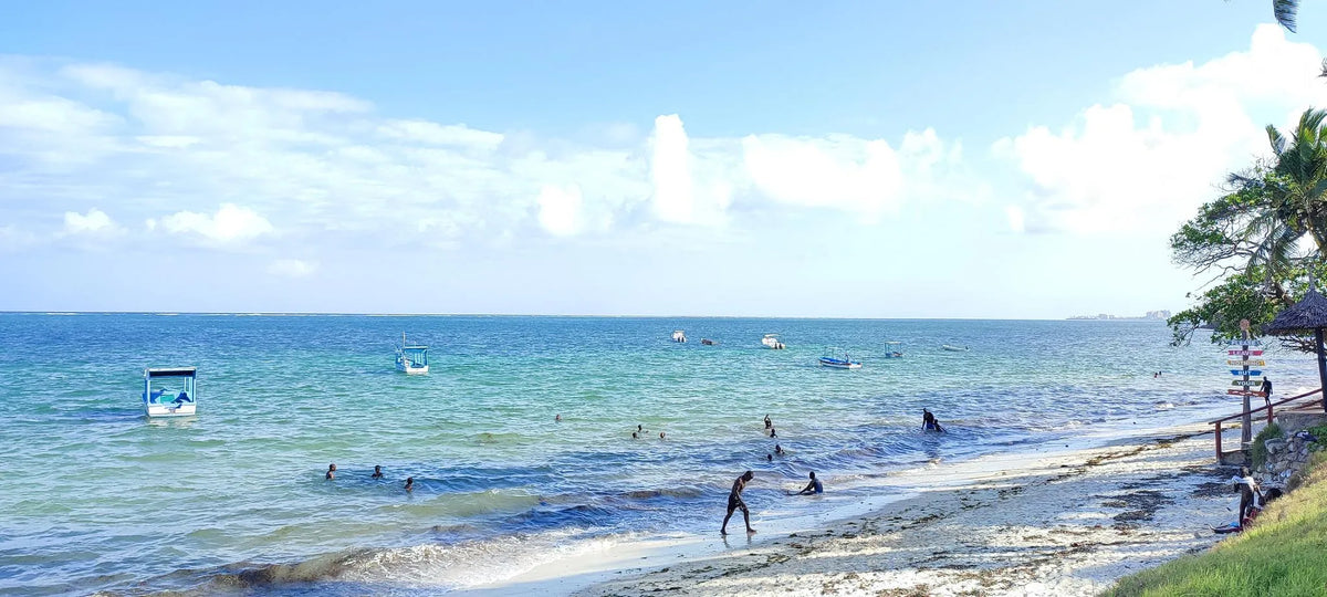 Beach View at Serena Beach Resort and Spa, Kenyan Coast, Kenya.