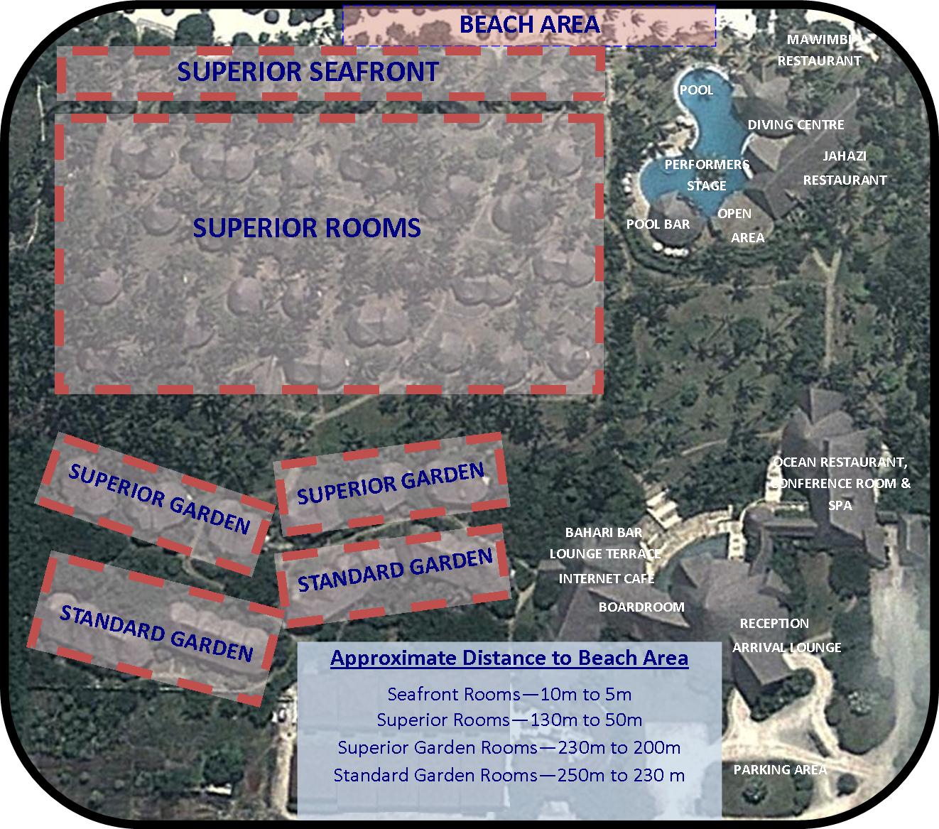 Room Category Locations 