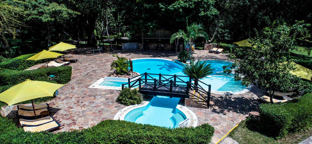 Pool aerial view