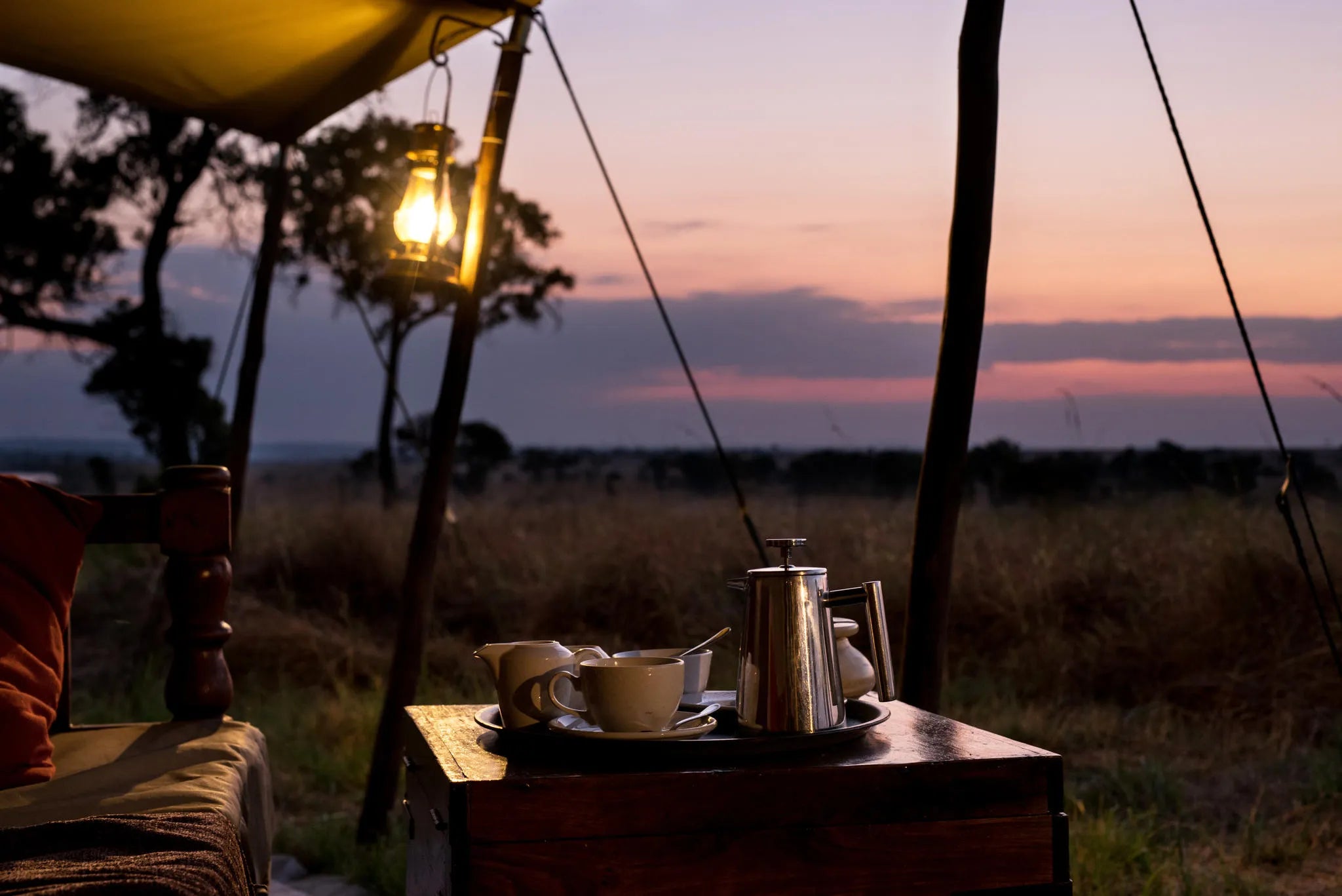 Lemala Mara Mobile Tented Camp at Lemala Mara Mobile Tented Camp, Northern Serengeti, Tanzania.