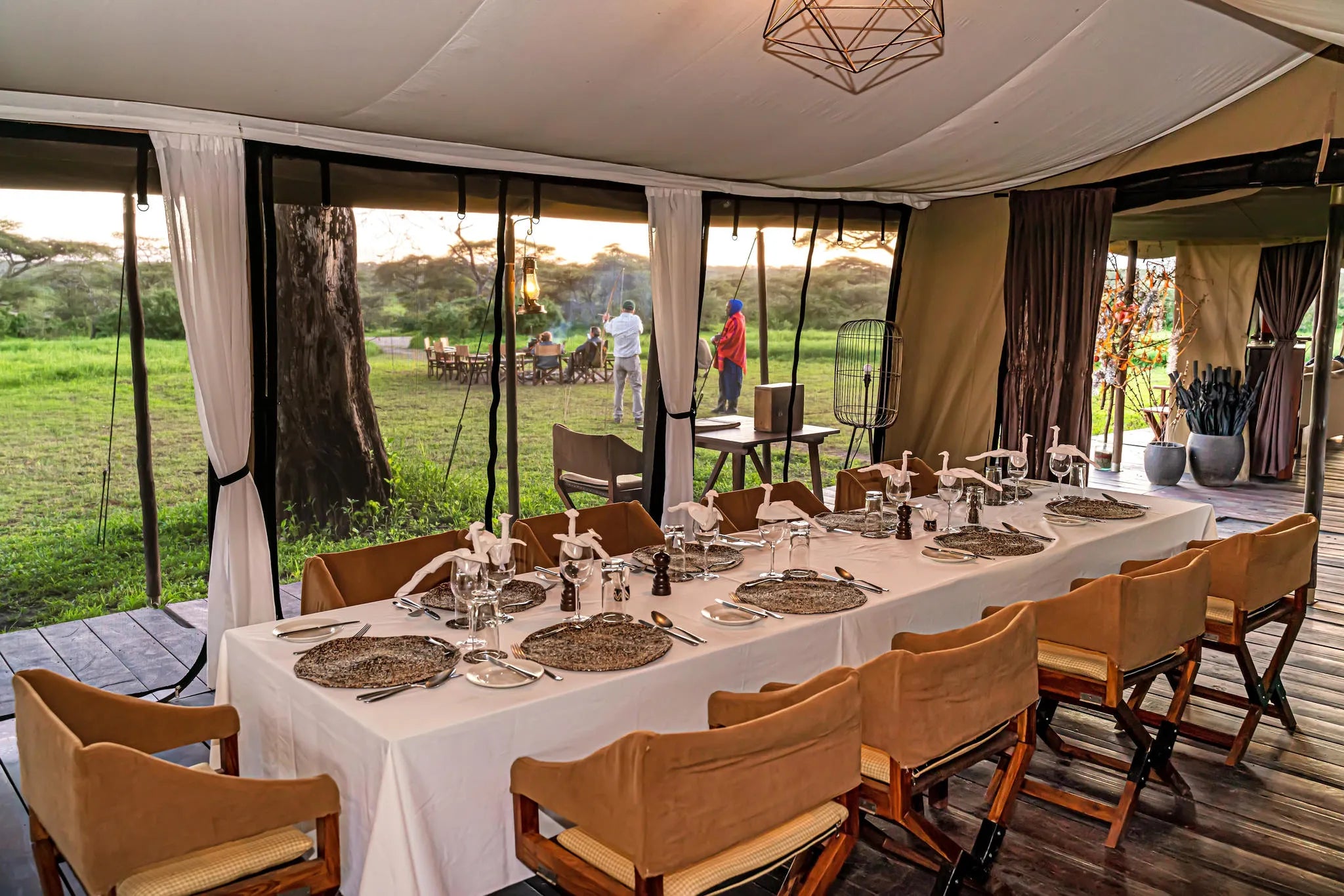 Lemala Mara Mobile Tented Camp at Lemala Mara Mobile Tented Camp, Northern Serengeti, Tanzania.