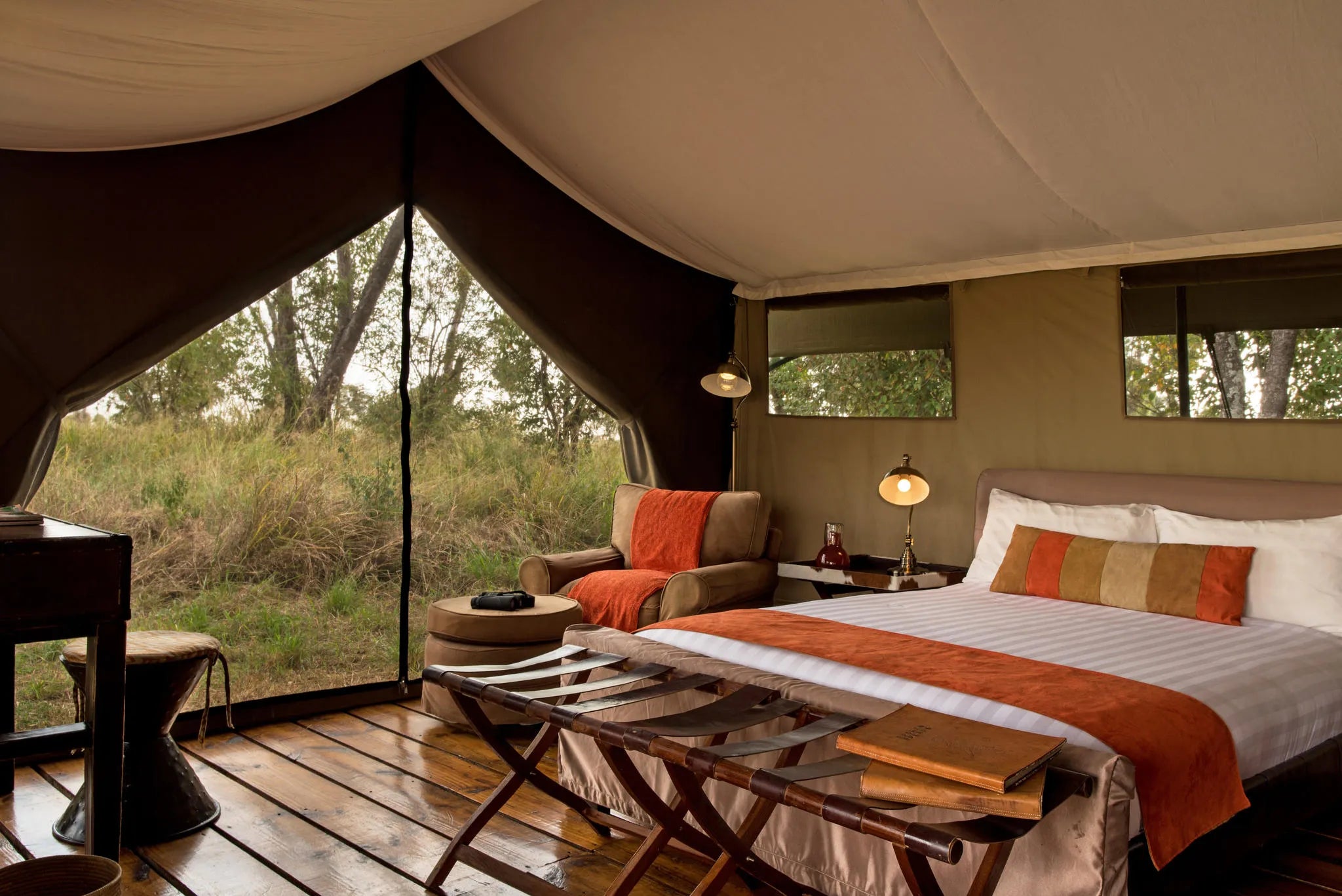 Lemala Mara Mobile Tented Camp at Lemala Mara Mobile Tented Camp, Northern Serengeti, Tanzania.