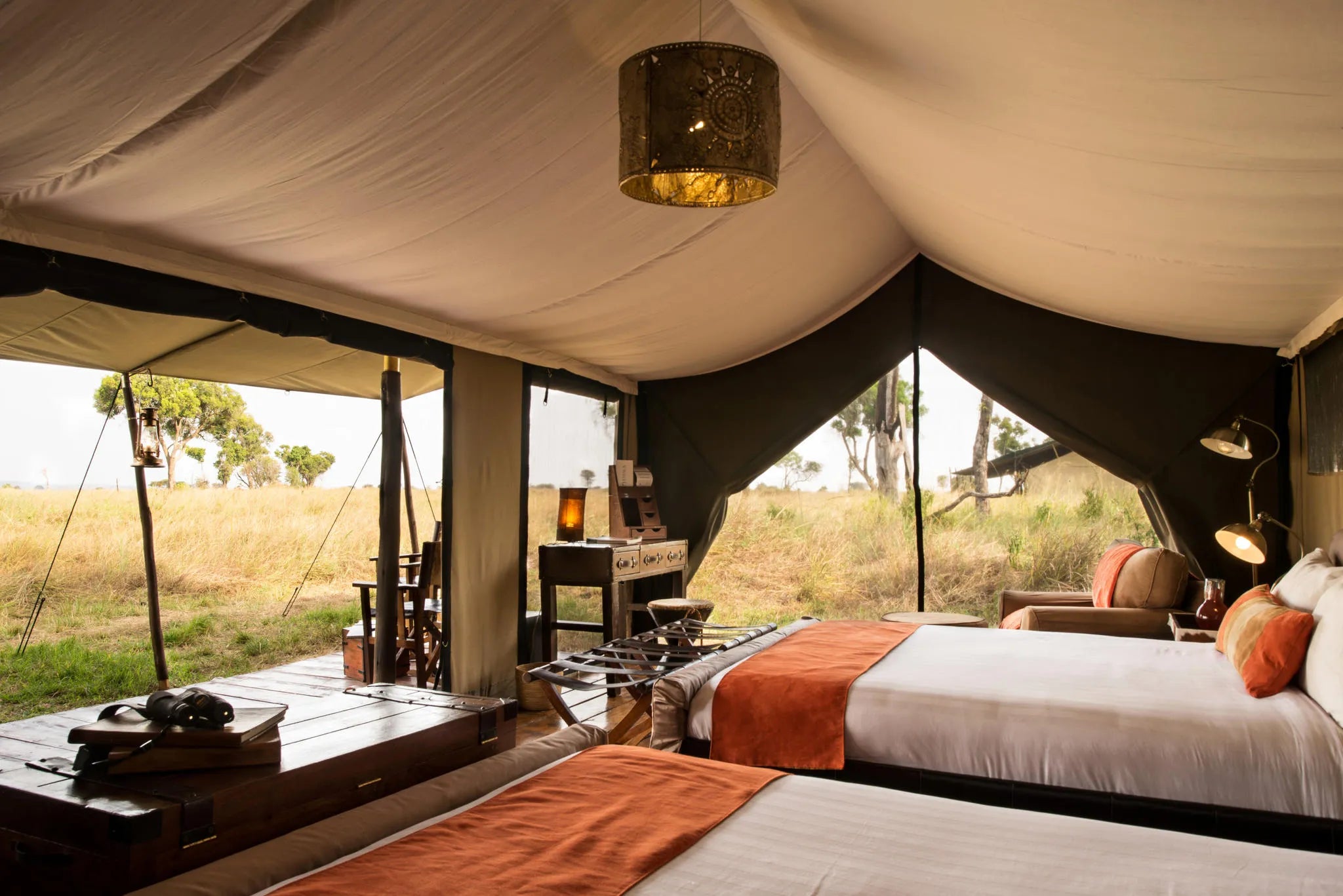 Lemala Mara Mobile Tented Camp at Lemala Mara Mobile Tented Camp, Northern Serengeti, Tanzania.