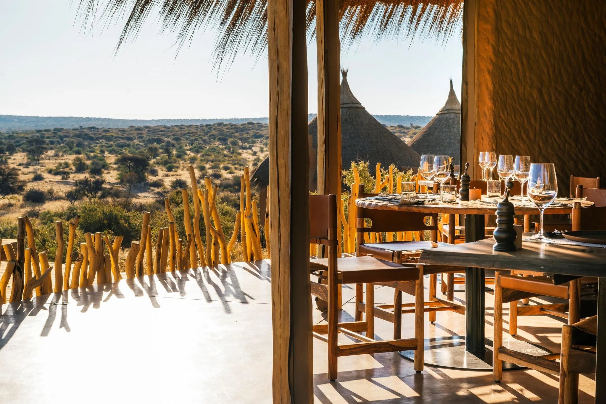 Ambo Delights - Restaurant at Zannier Omaanda, Zannier Reserve, Namibia.